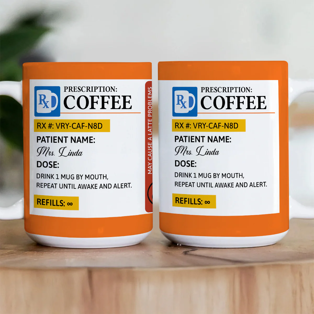 Prescription - Personalized Ceramic Coffee Mug - Image 3