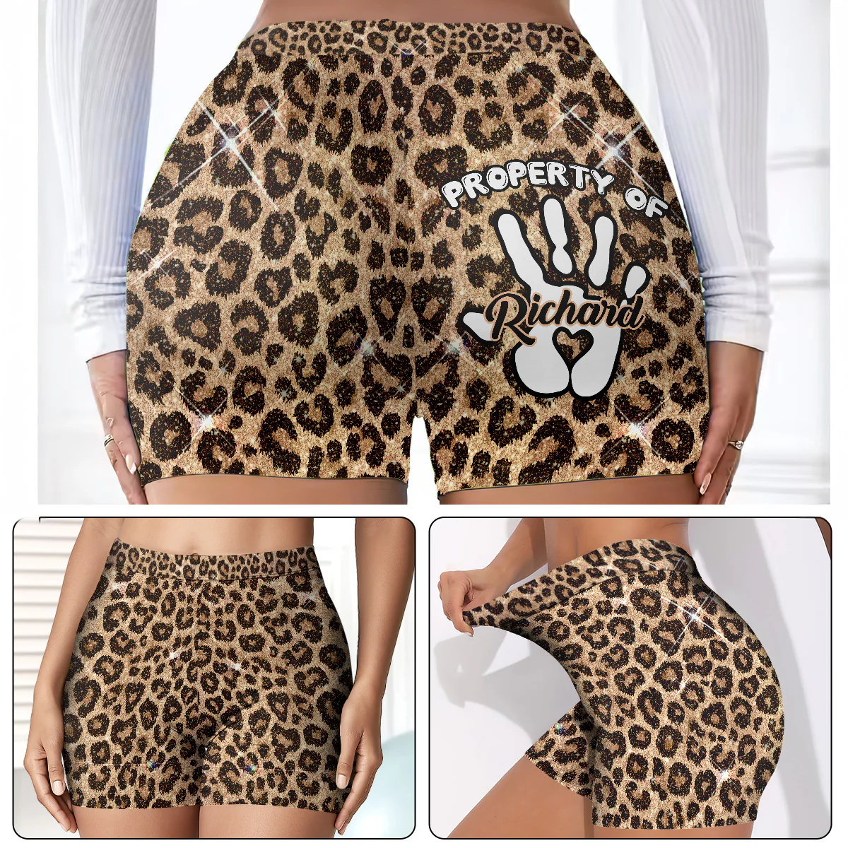 Property Of My Hubby - Personalized Short Leggings