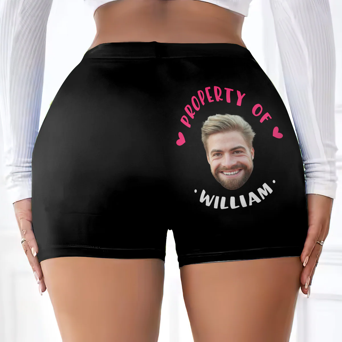 Property Of - Personalized Short Leggings
