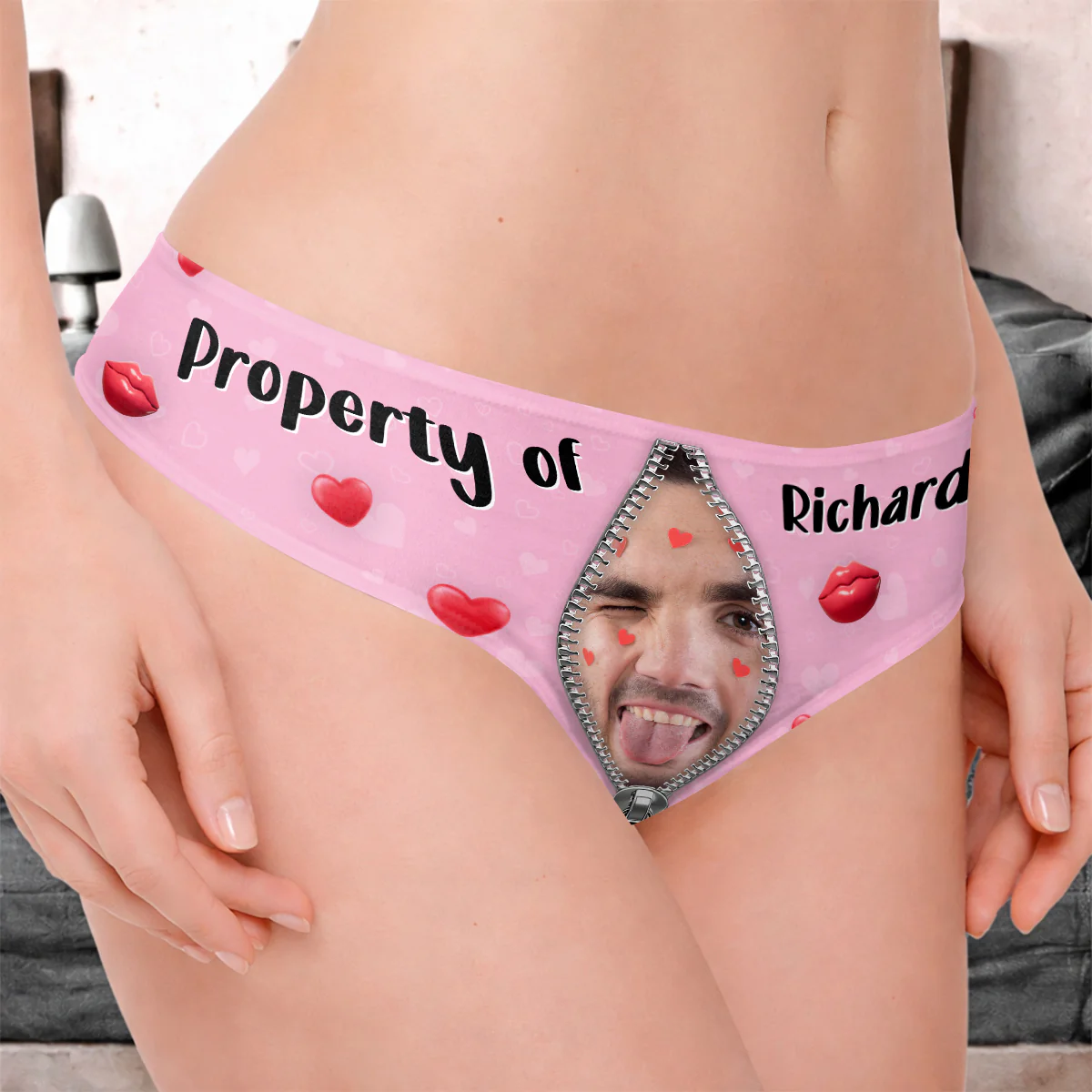 Property Of - Personalized Women's Low-waisted Brief - Image 3