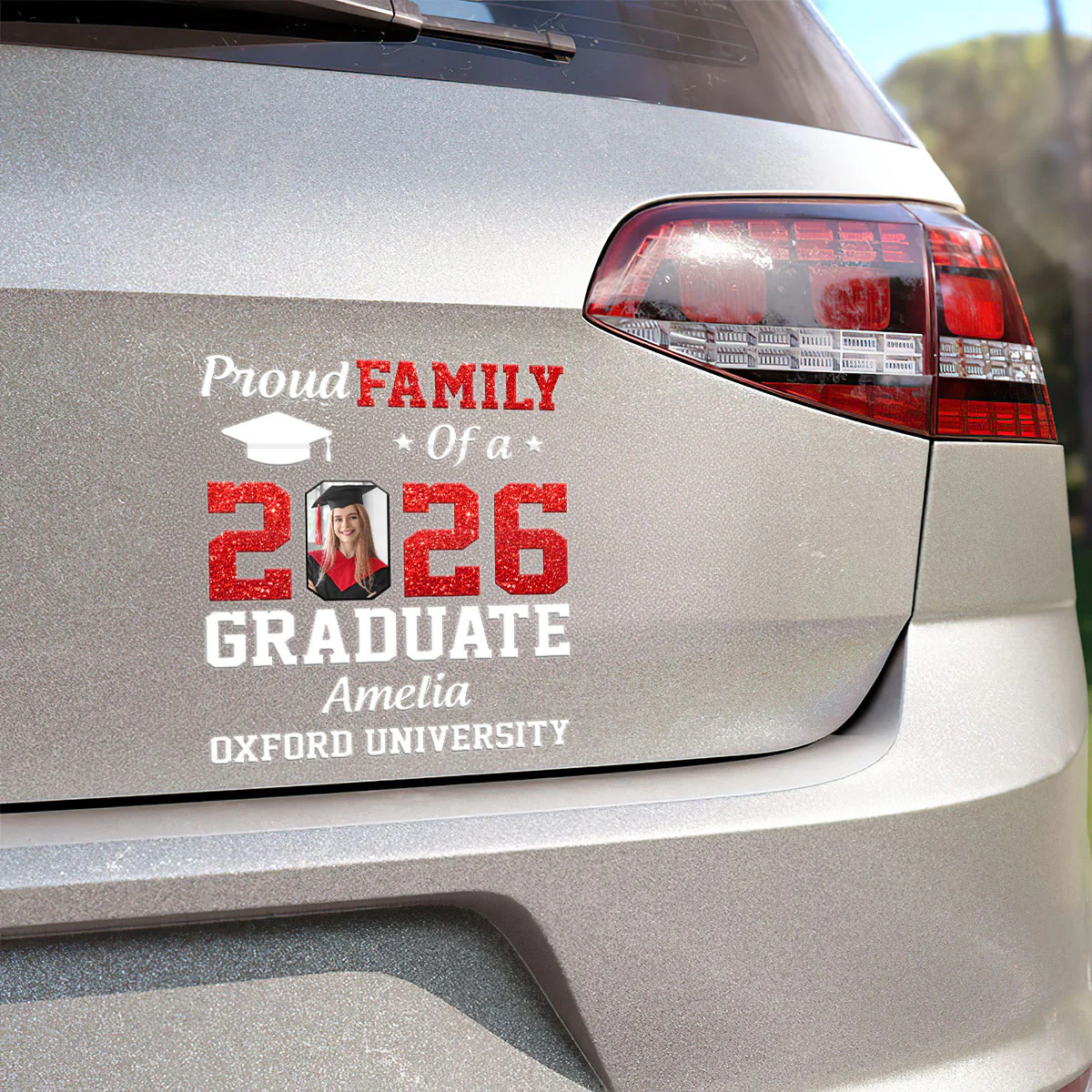 Proud Family Of A 2026 Graduate - Personalized Sticker - Image 2