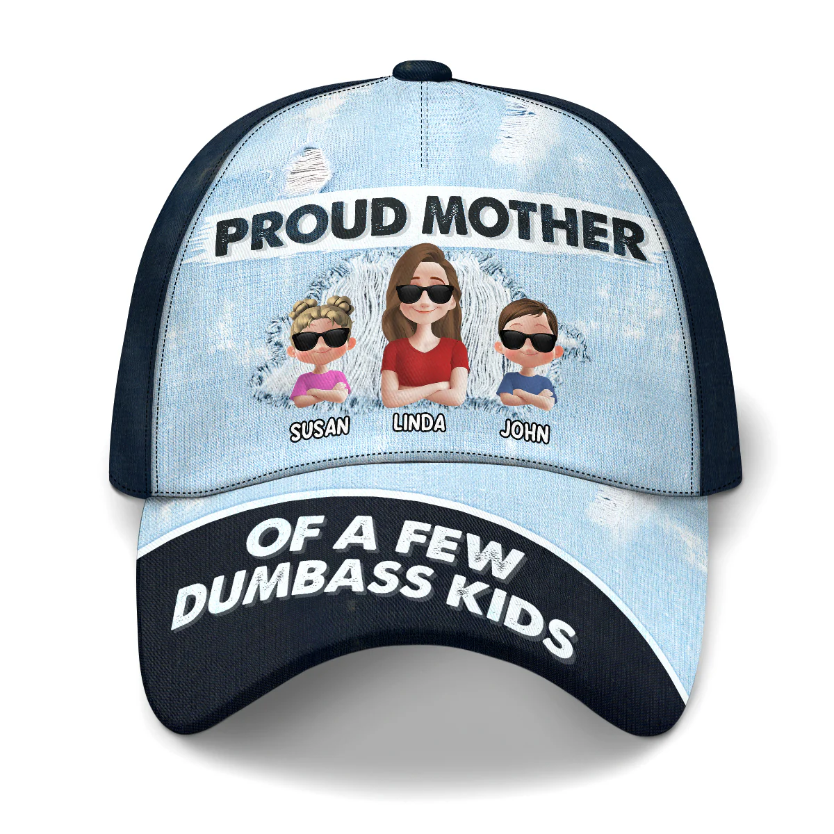 Proud Mother Of A Few Kids - Personalized Classic Cap