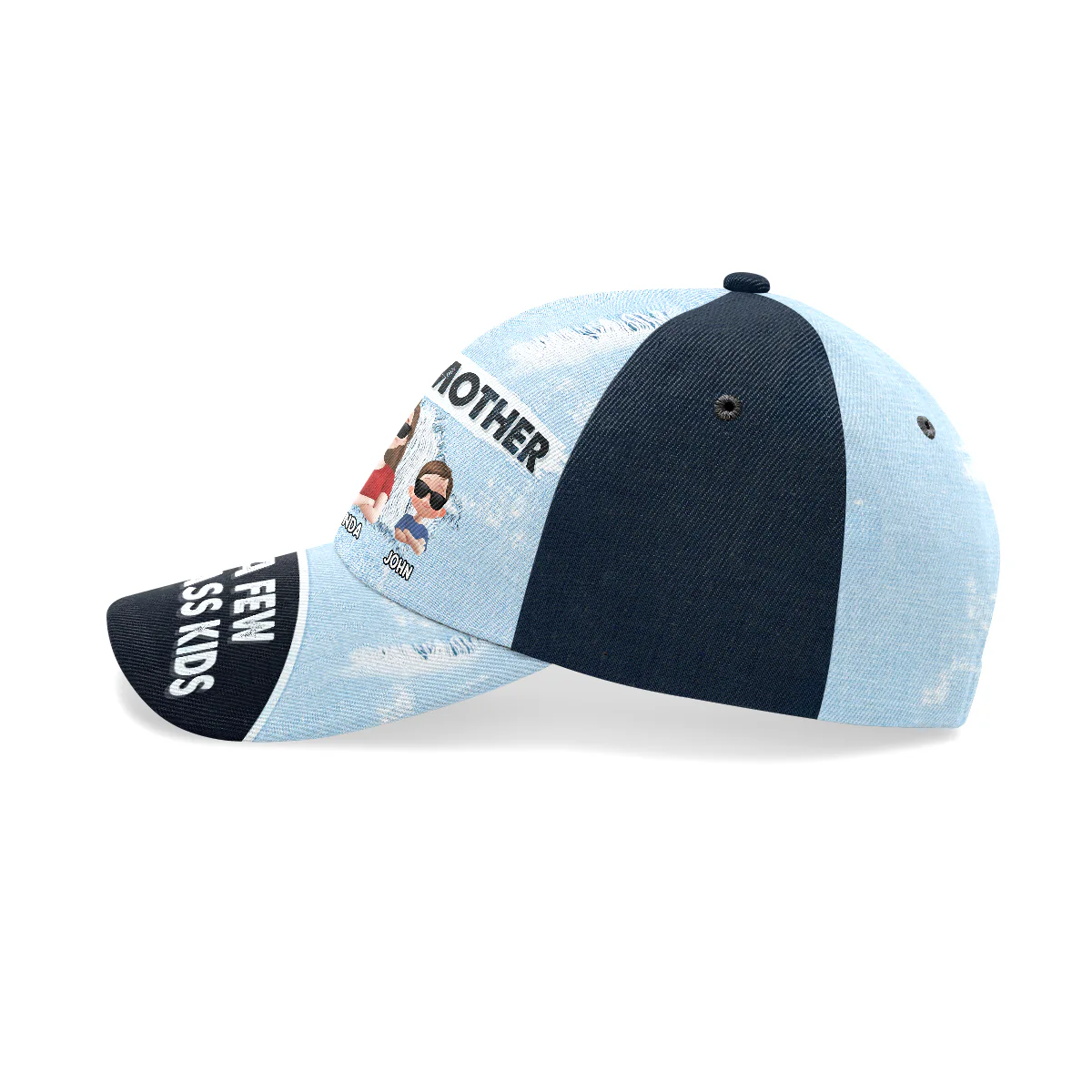 Proud Mother Of A Few Kids - Personalized Classic Cap - Image 3