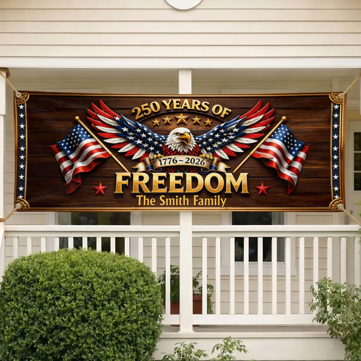 Proud Of Our History - Personalized Custom Horizontal Banner