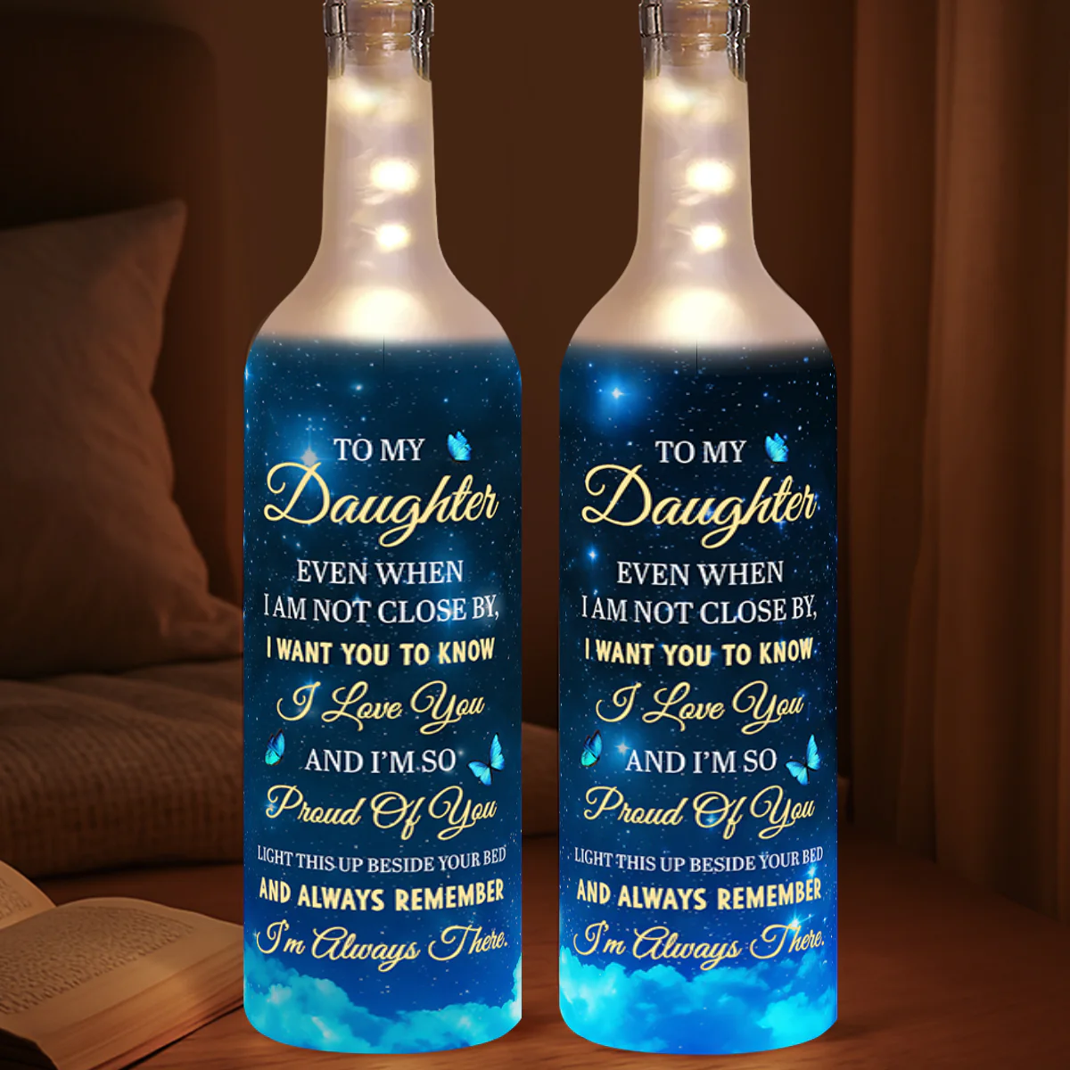 Proud Of You - Personalized Bottle Lamp - Image 4