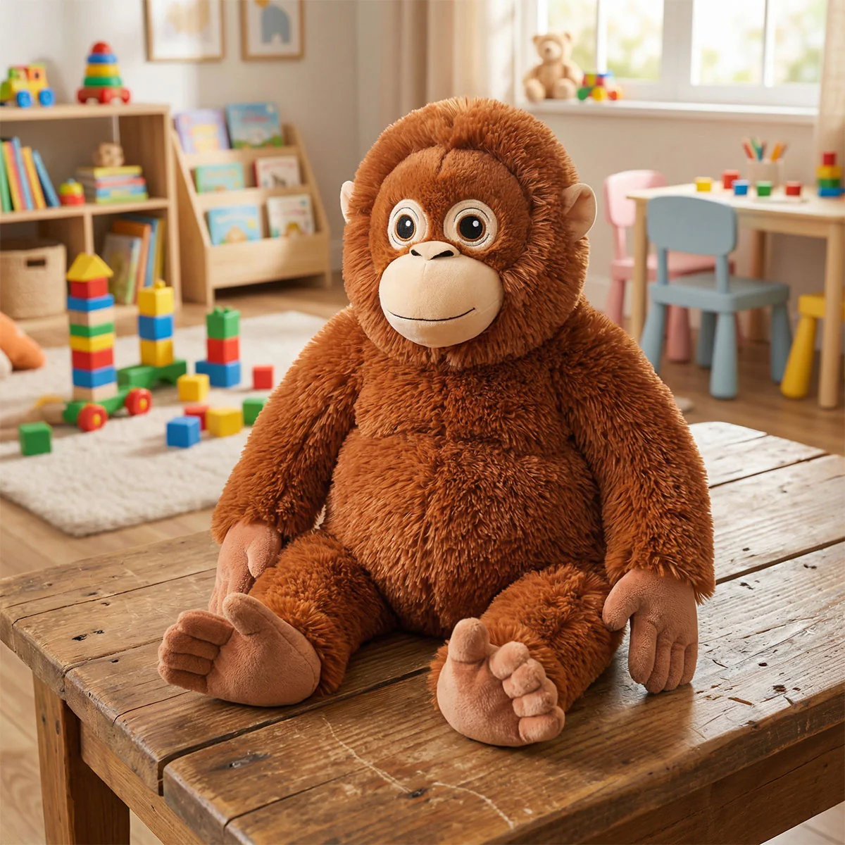 Punch Monkey Plush, Viral Orangutan Plush Toy, Emotional Support Stuffed Animal - Orangutan Plush Toy