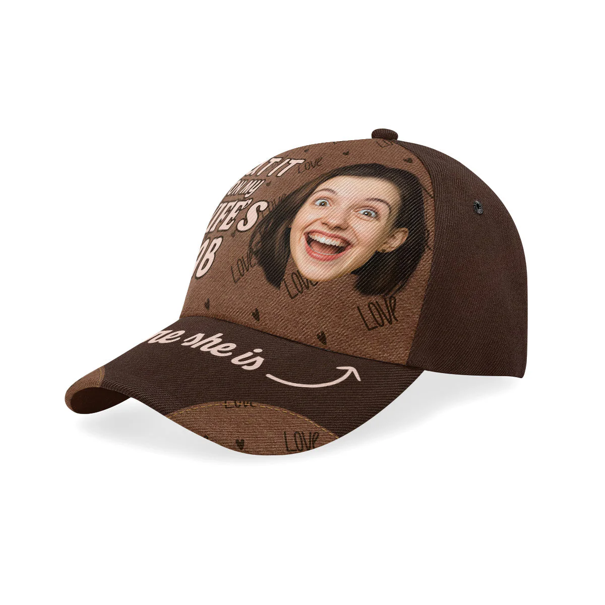 Put It In My Wife's Tab - Personalized Classic Cap - Image 3
