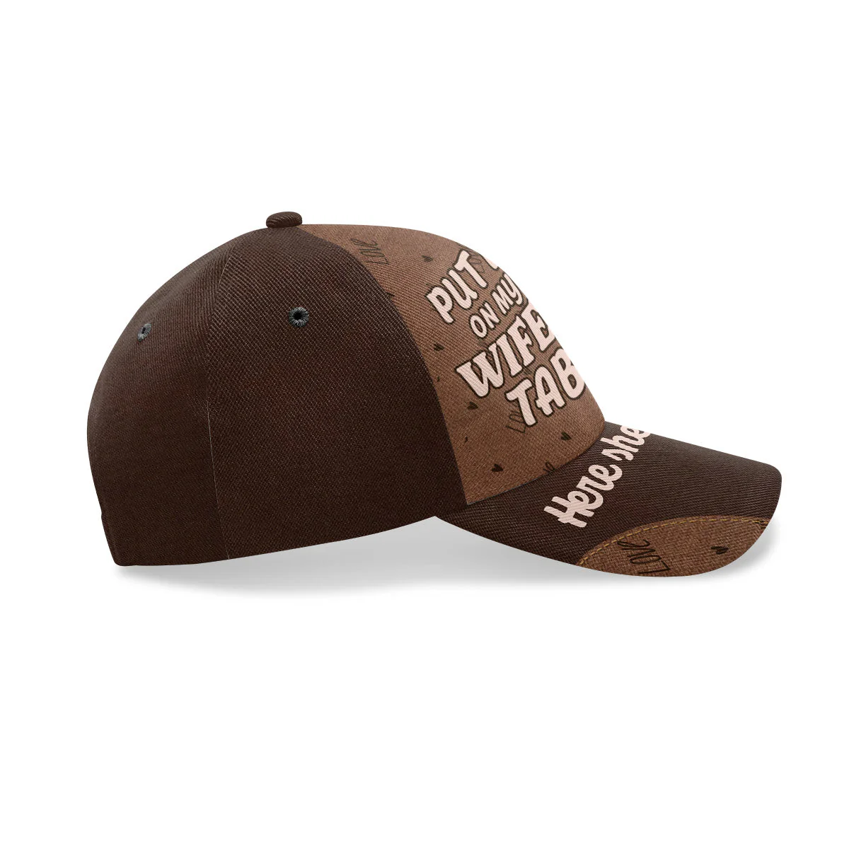 Put It In My Wife's Tab - Personalized Classic Cap - Image 5