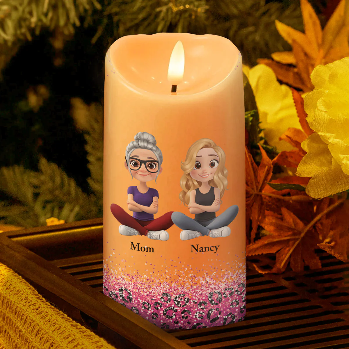 Reason To Laugh - Personalized Flameless LED Candle - Image 3