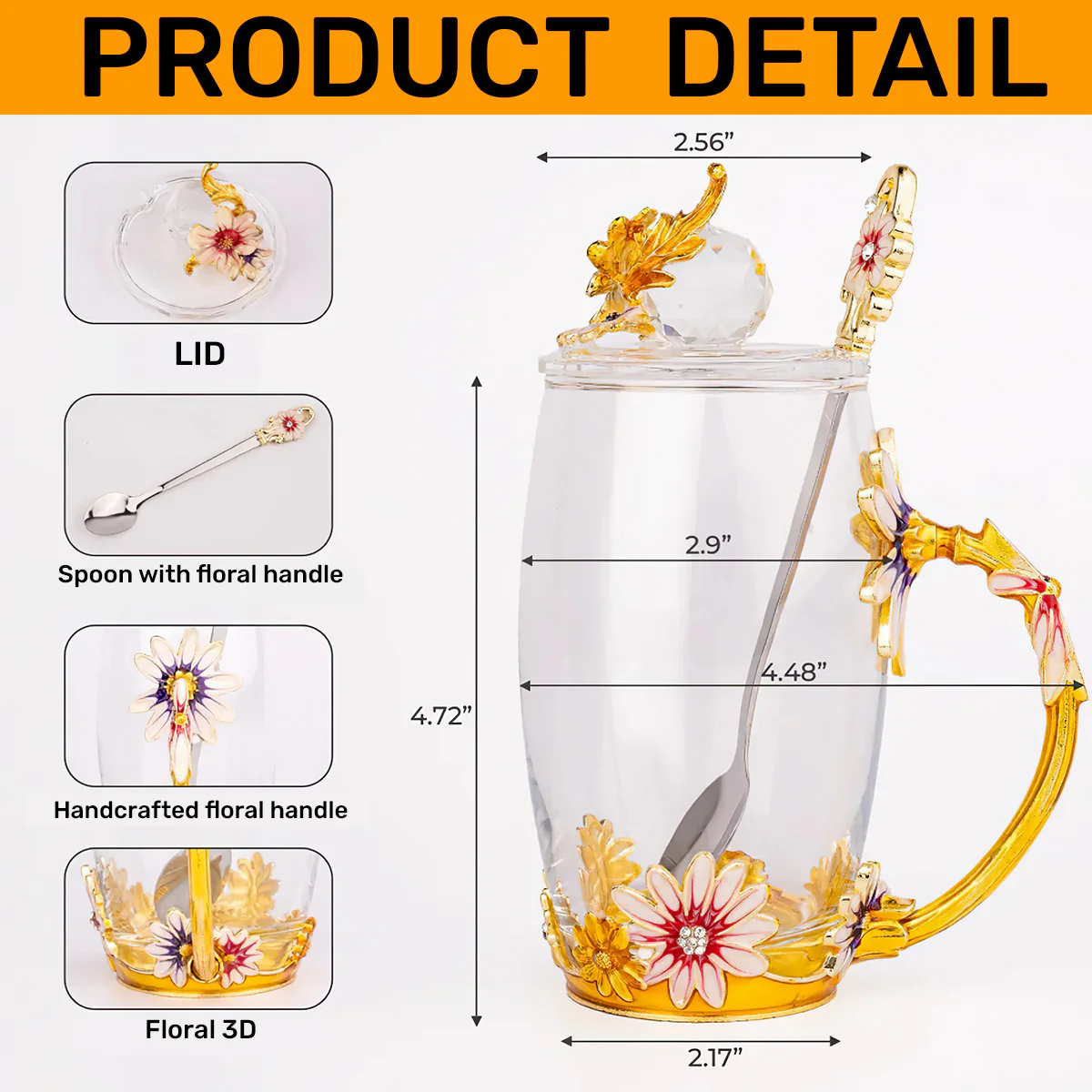 Retirement Weekly Schedule - Personalized Flower Tea Cup - Image 6