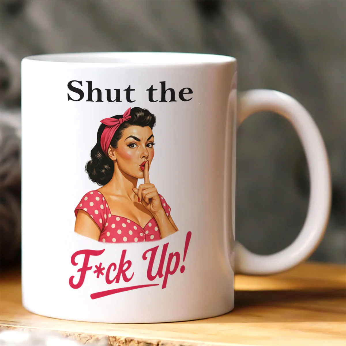 Sarcastic Retro White Elephant Gift - Personalized Ceramic Coffee Mug - Image 3
