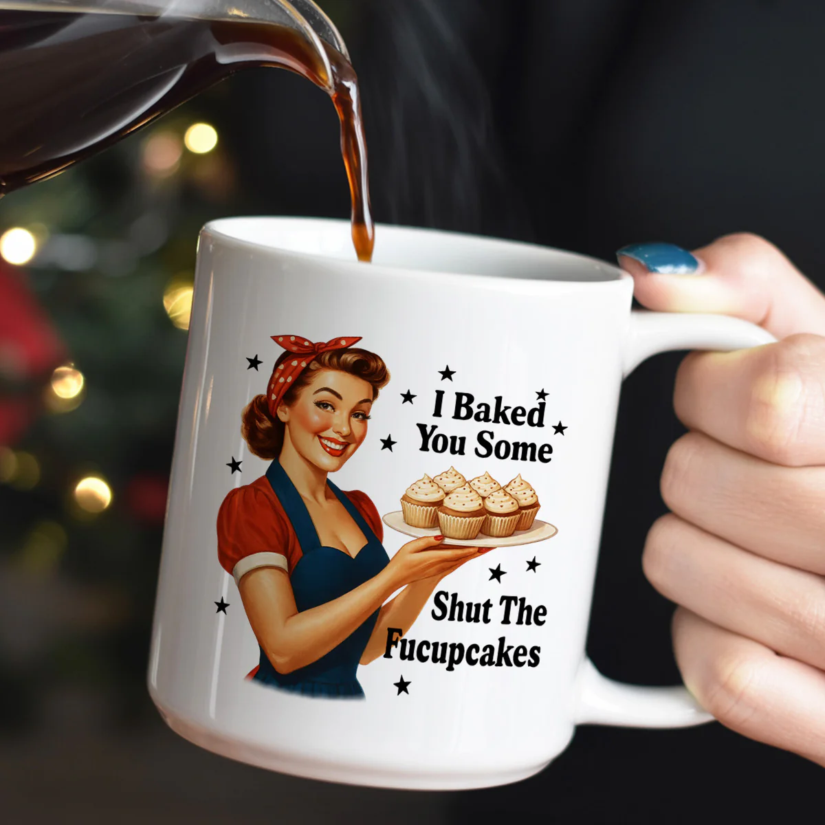 Sarcastic Retro White Elephant Gift - Personalized Ceramic Coffee Mug - Image 5