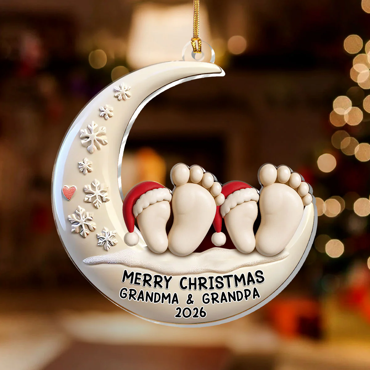 See You In 2026 My Love - Personalized 1-Layer Acrylic Ornament - Image 2