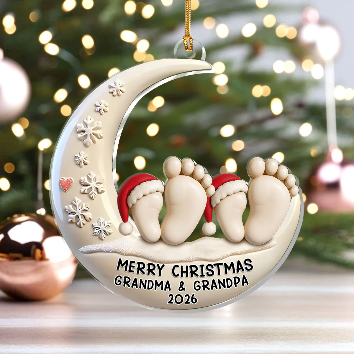 See You In 2026 My Love - Personalized 1-Layer Acrylic Ornament - Image 4