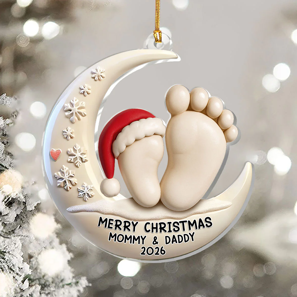 See You In 2026 My Love - Personalized 1-Layer Acrylic Ornament - Image 5