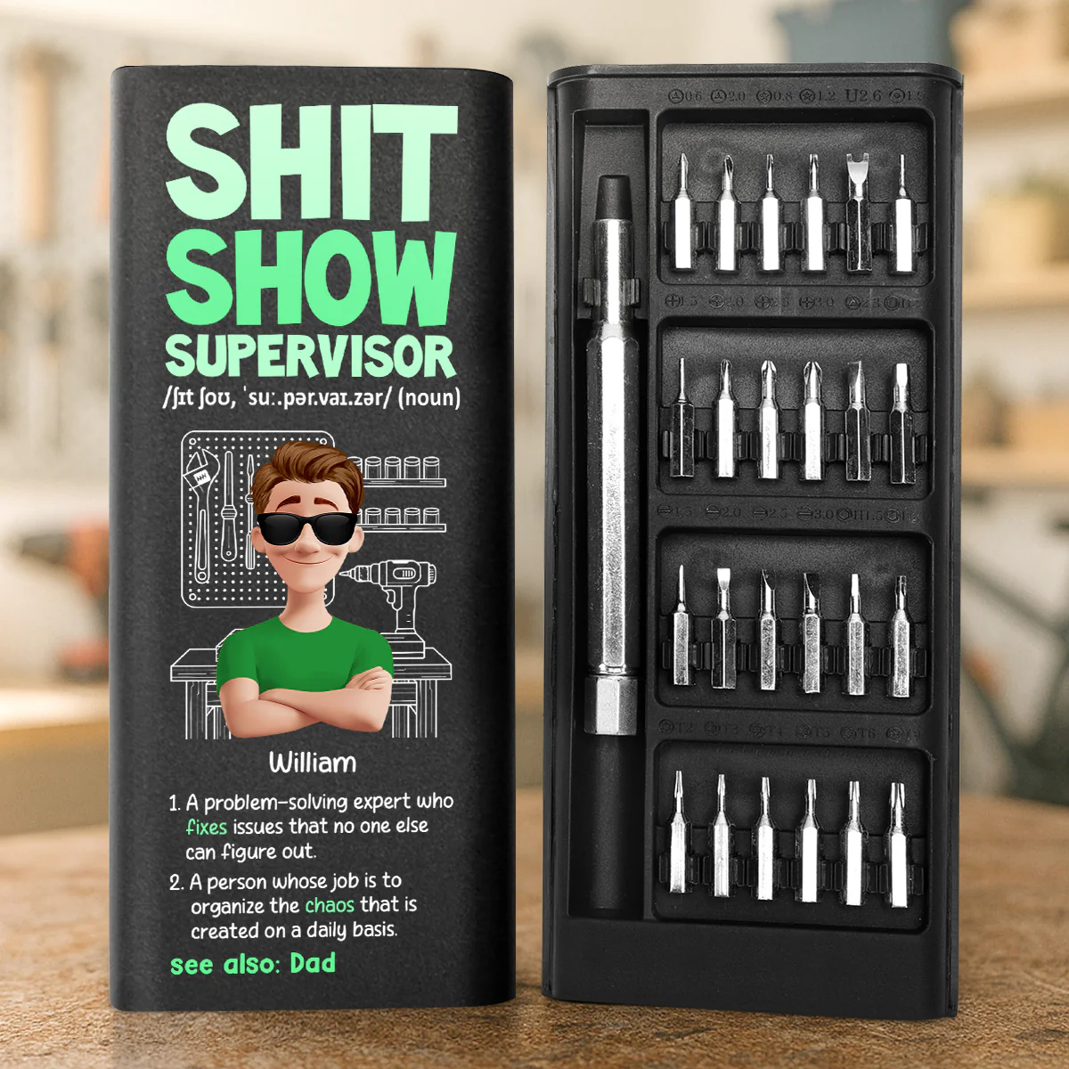 Shit Show Supervisor - Personalized Screwdriver Set