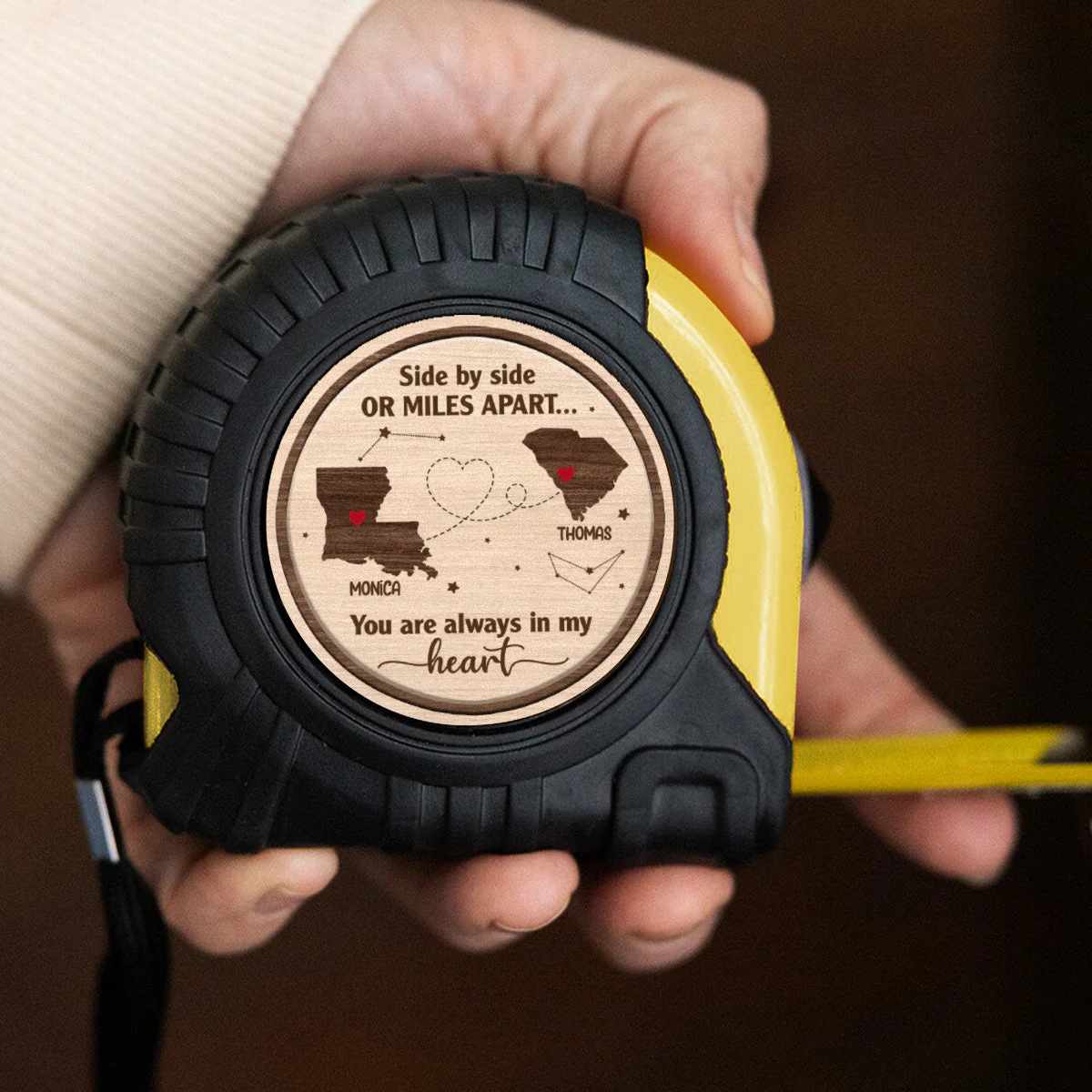 Side By Side - Personalized Tape Measure - Image 4