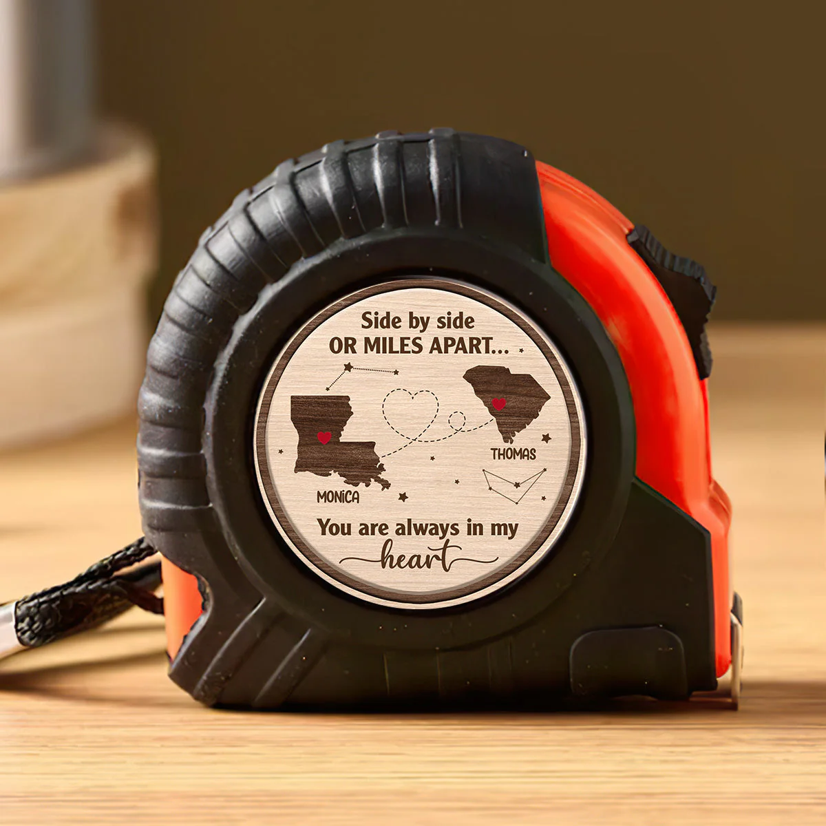 Side By Side - Personalized Tape Measure - Image 5