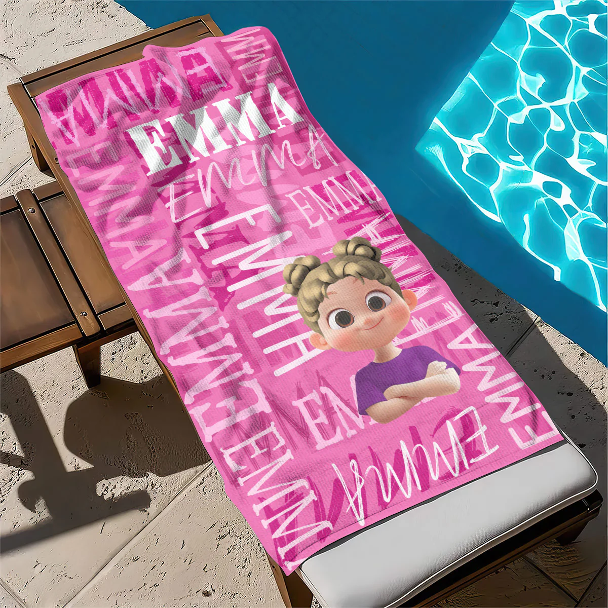 Signature Style - Personalized Beach Towel - Image 4