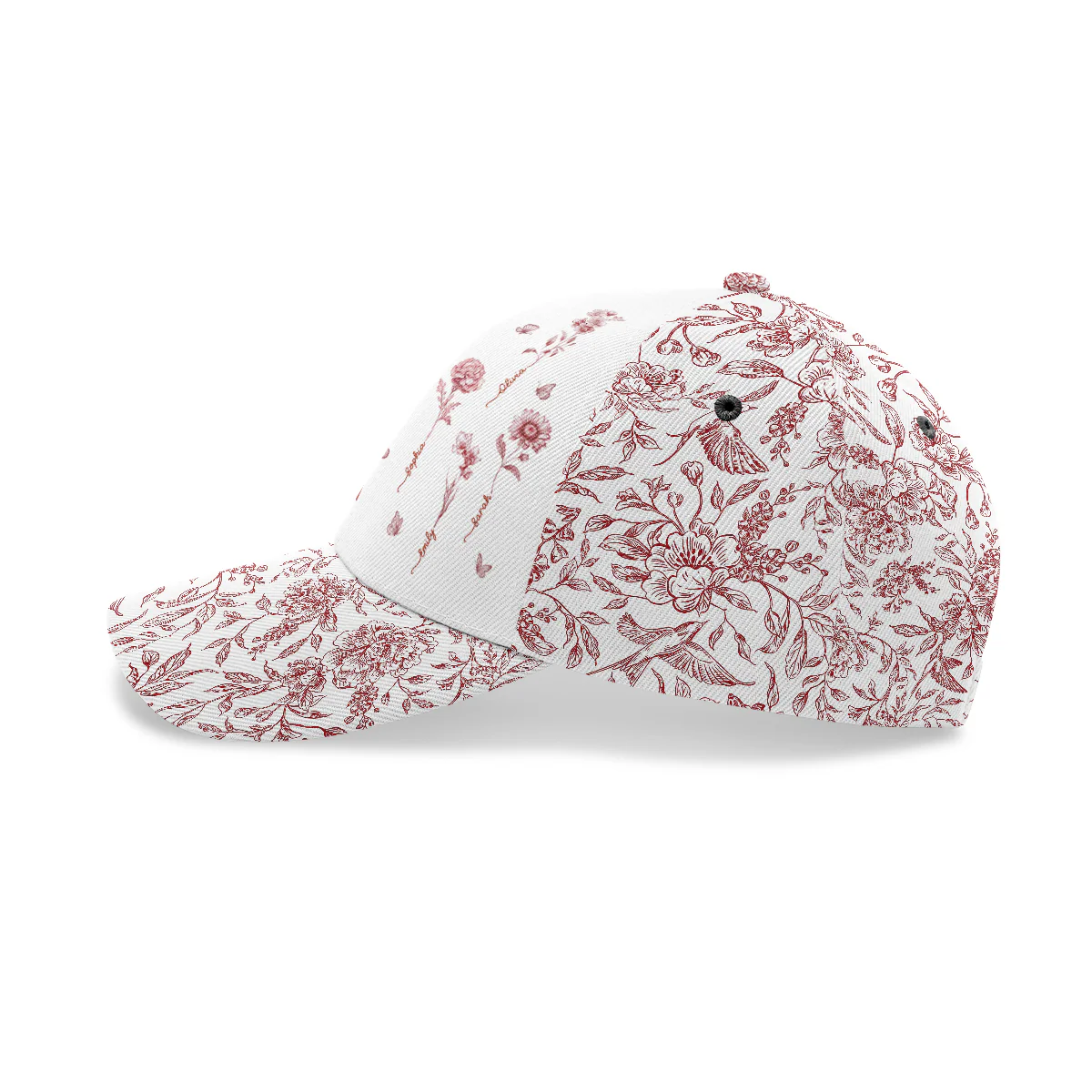 Sisters Are Different Flowers From The Same Garden - Personalized Classic Cap - Image 3