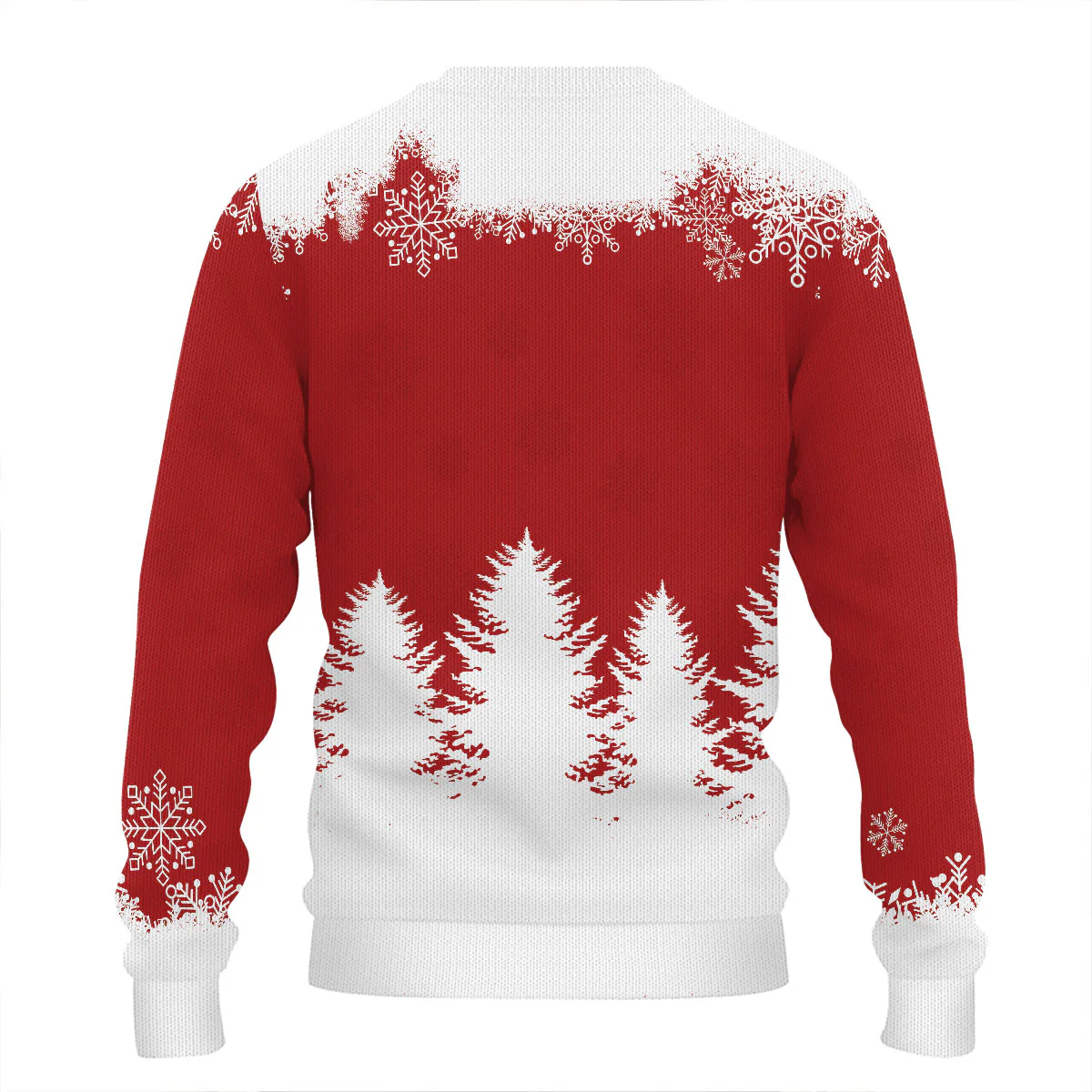 Snowman Grandparents And Grandkids - Personalized Wool Sweater - Image 3