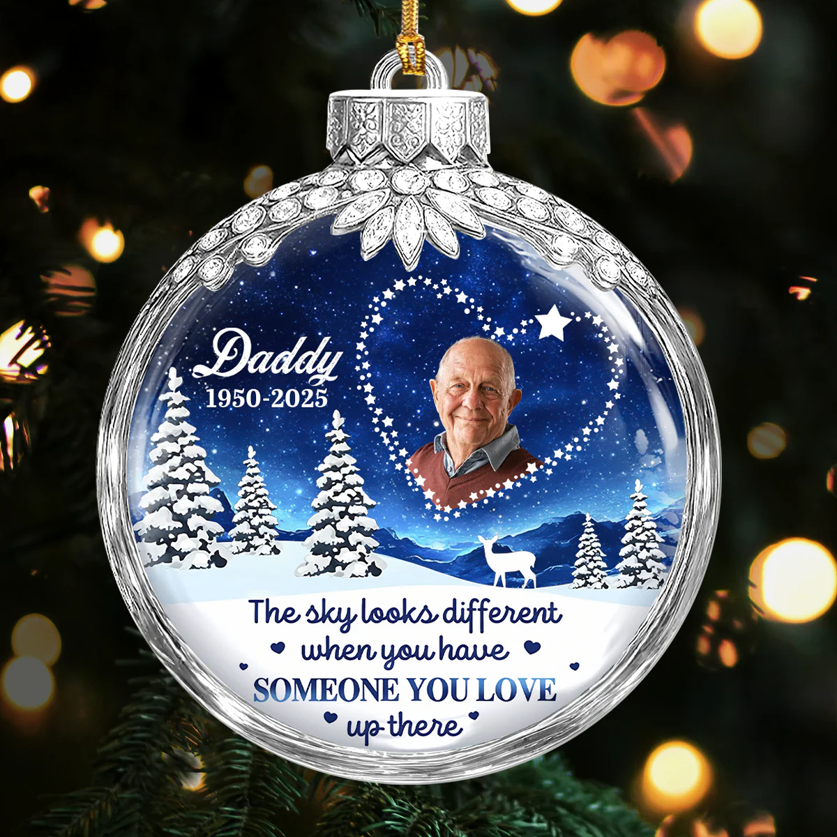 Someone We Love In Heaven - Personalized 1-Layer Acrylic Ornament