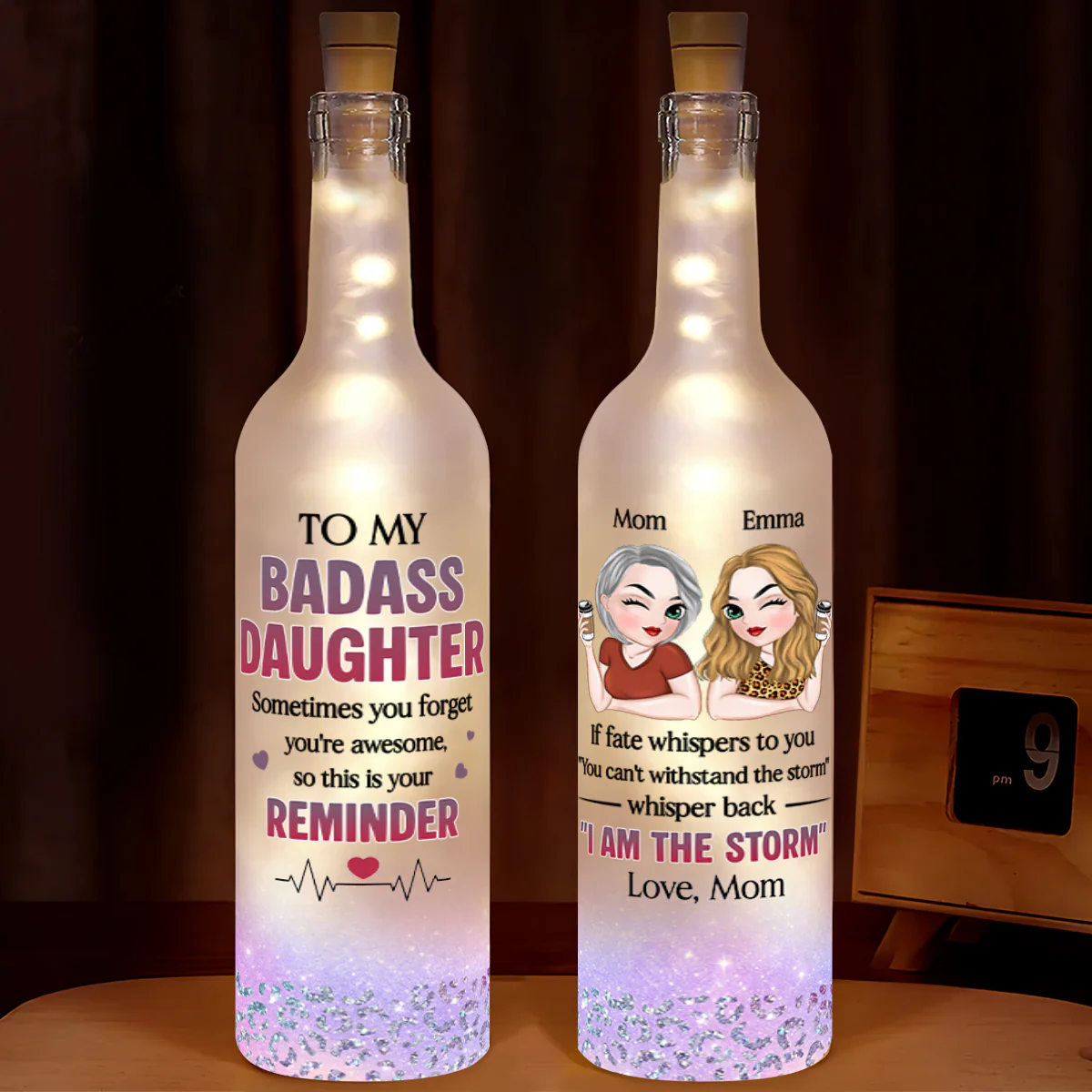 Sometimes You Forget You're Awesome So This Is Your Reminder - Personalized Bottle Lamp