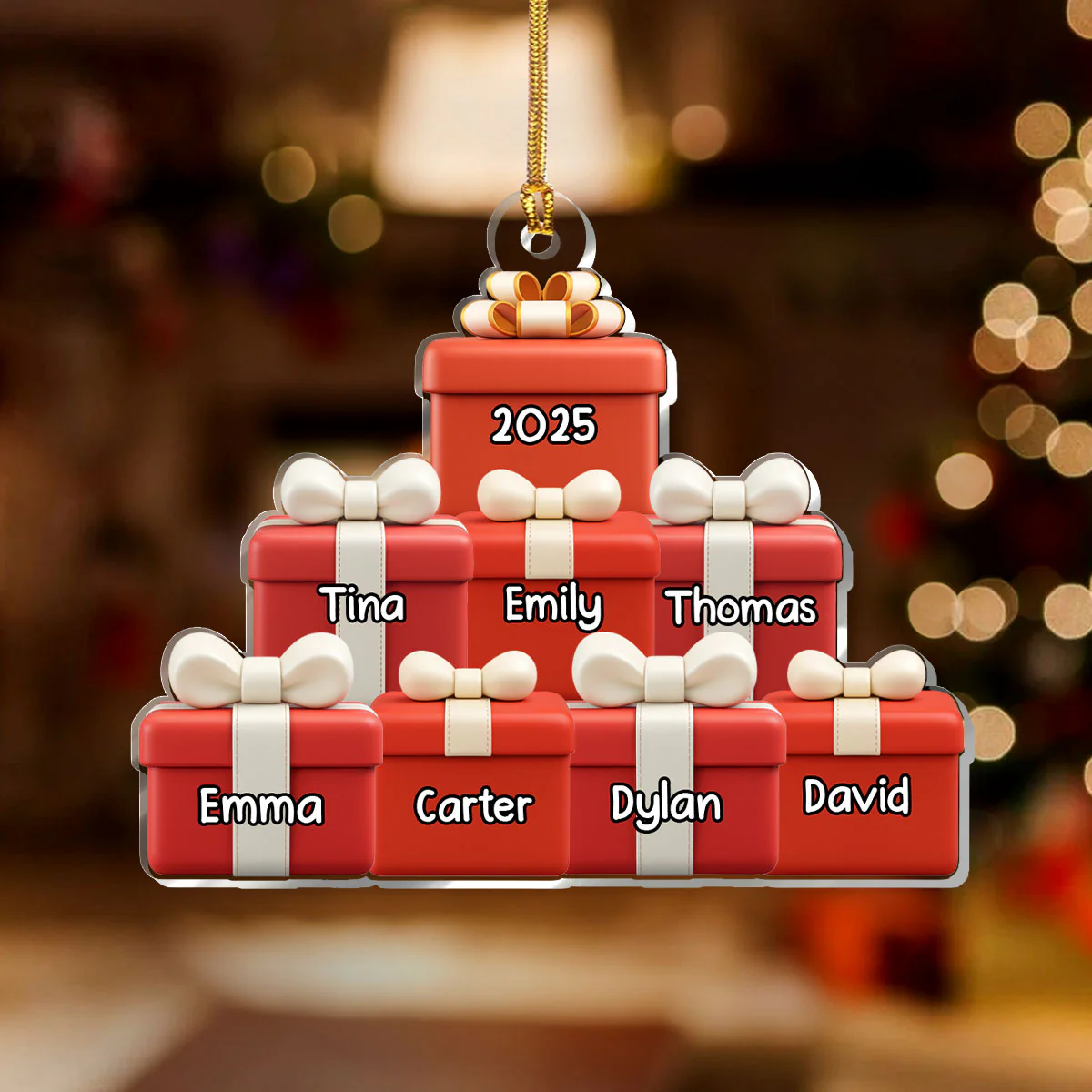Special Christmas Presents - Personalized 1-Layer Acrylic Ornament - Image 2