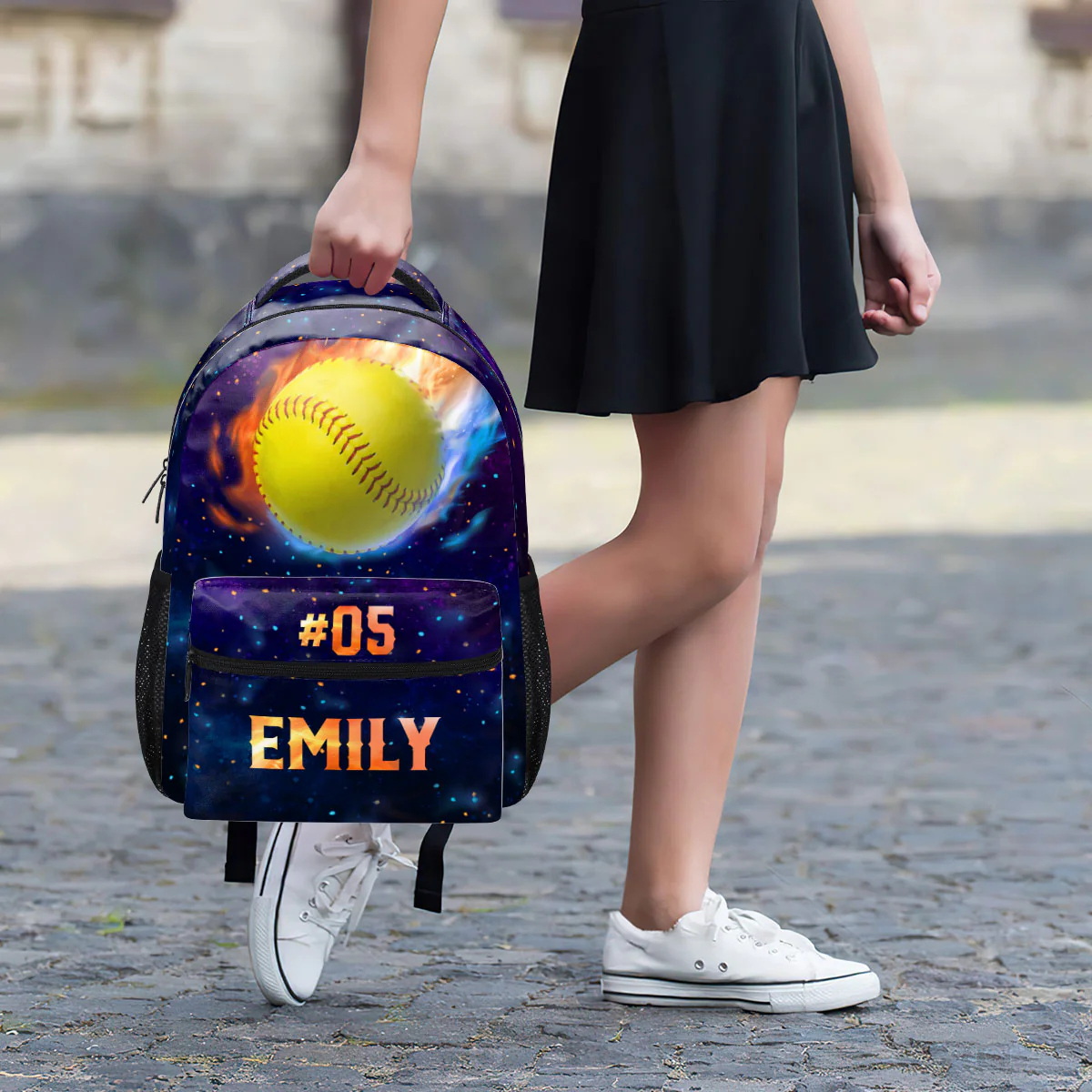 Sport Symbols For Kid - Personalized Backpack - Image 4