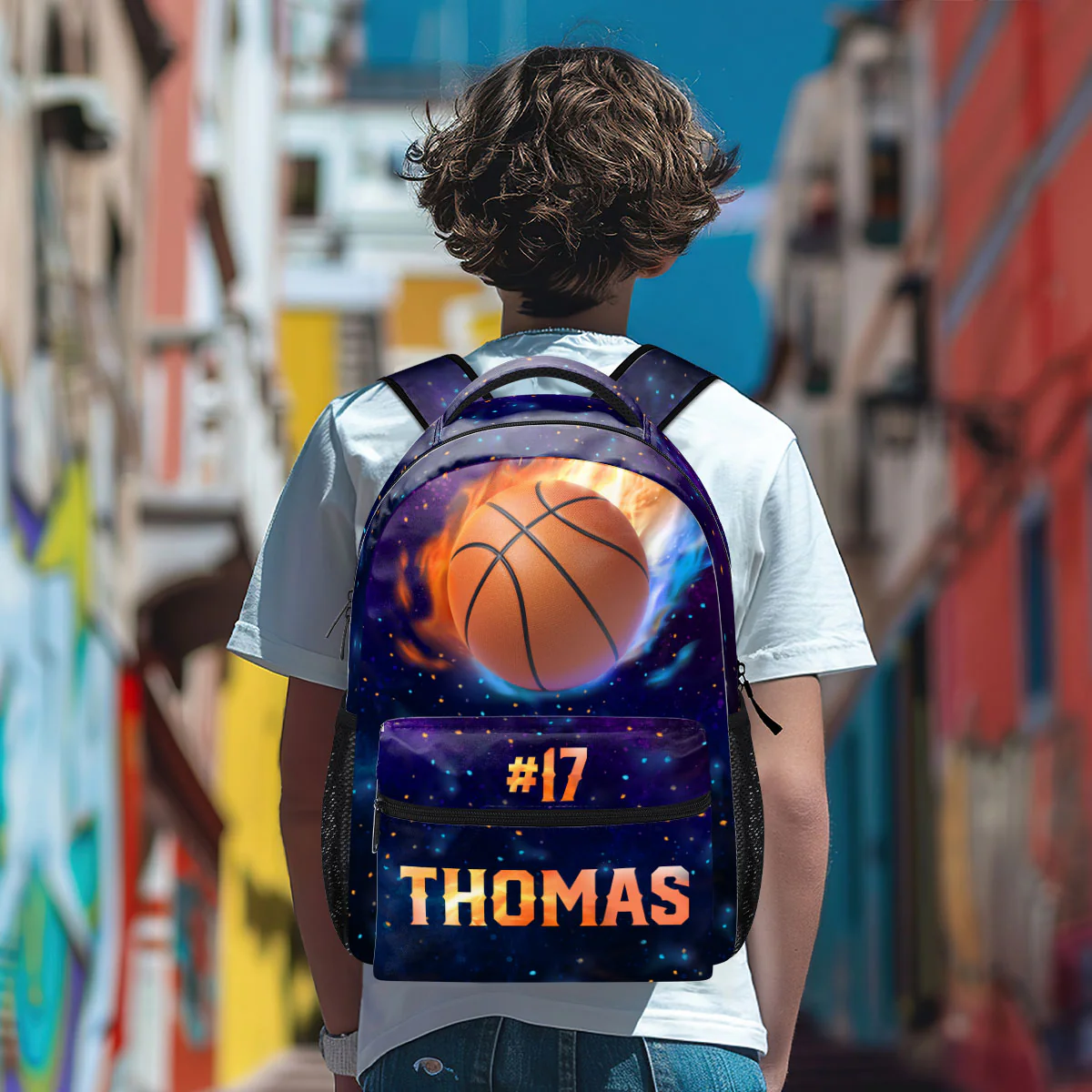 Sport Symbols For Kid - Personalized Backpack - Image 5