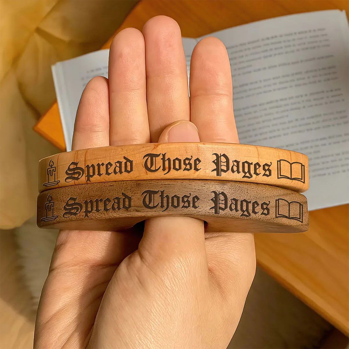 Spread Those Pages  - Personalized Book Page Holder - Image 4