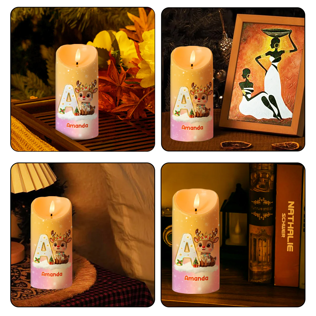 Straighten Your Crown - Personalized Flameless LED Candle - Image 4