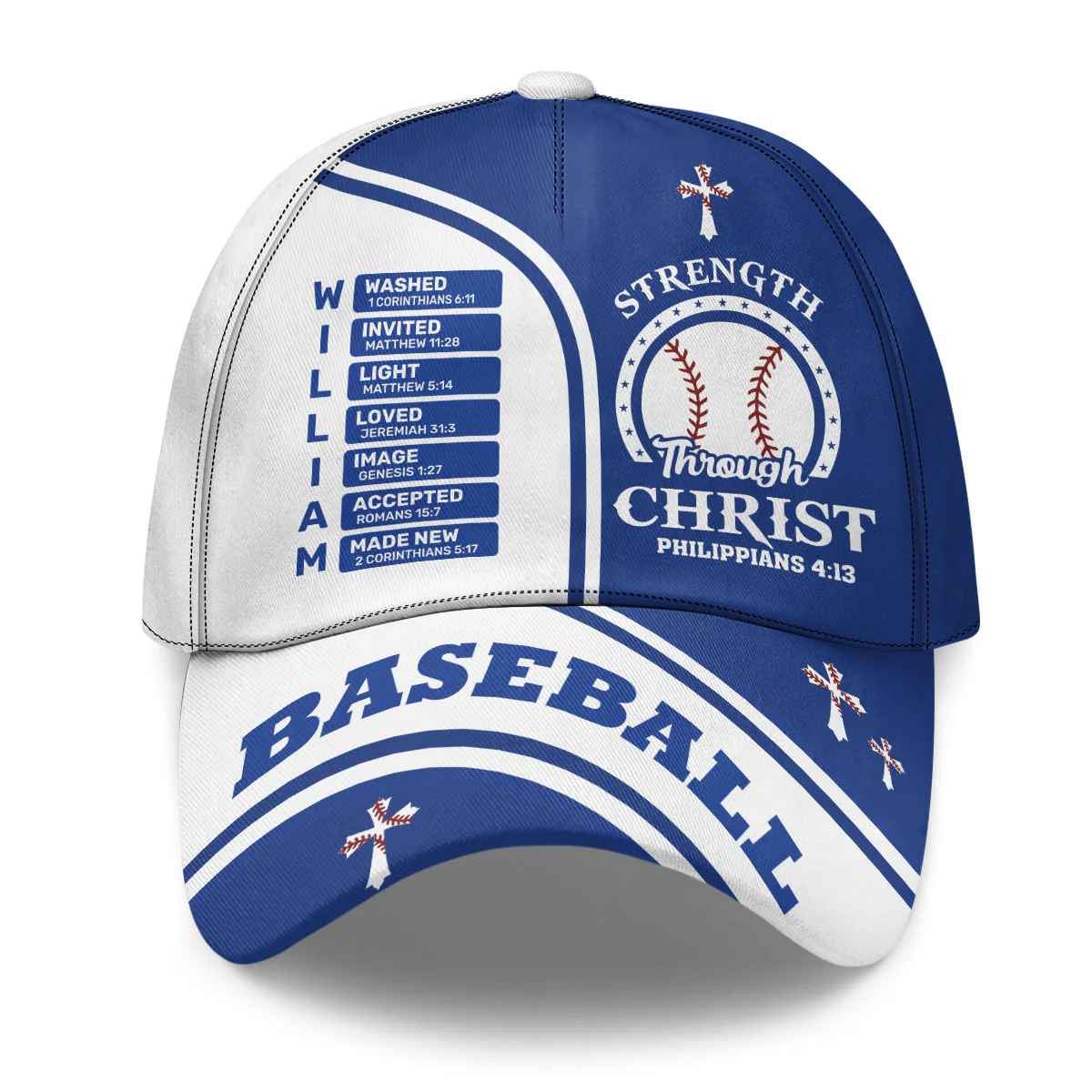 Strength Through Christ - Personalized Kid Classic Cap