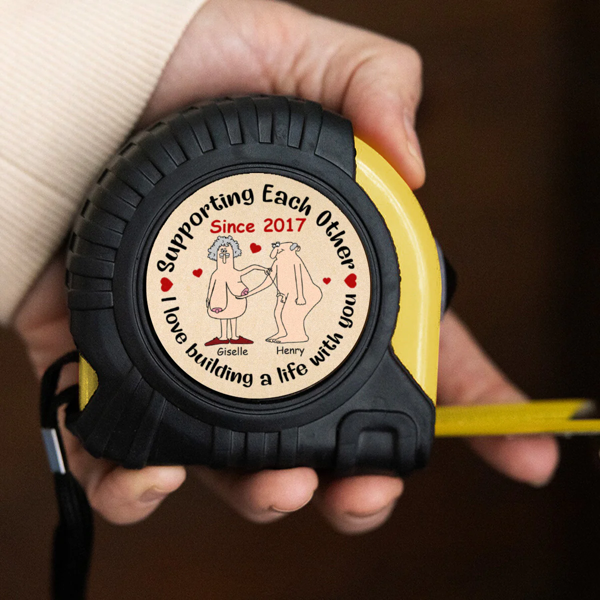Supporting Each Other - Personalized Tape Measure - Image 4