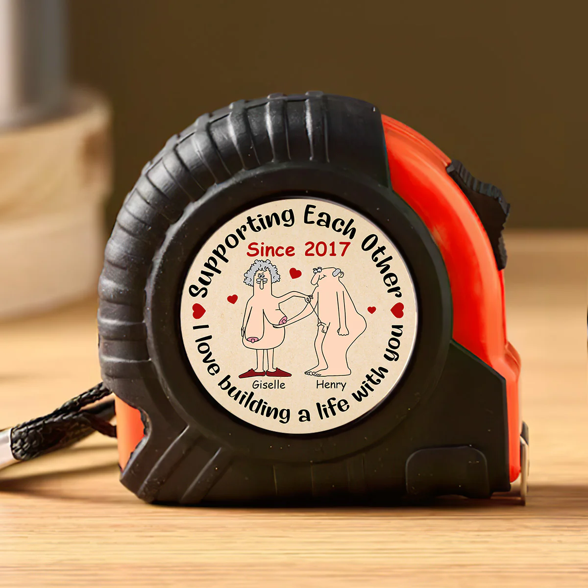 Supporting Each Other - Personalized Tape Measure - Image 5