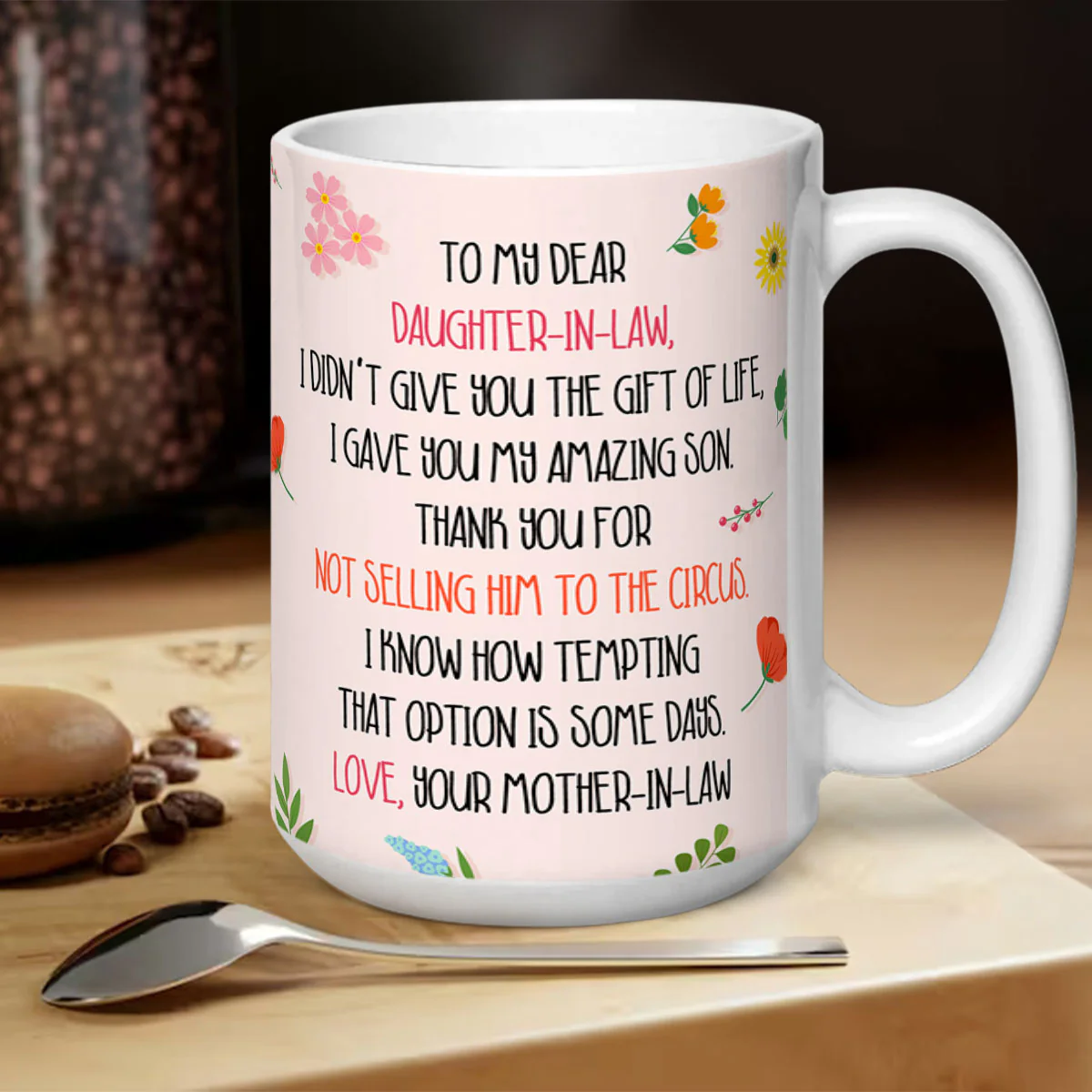 Thank You For Not Selling Him To The Circus - Personalized Mug - Image 5