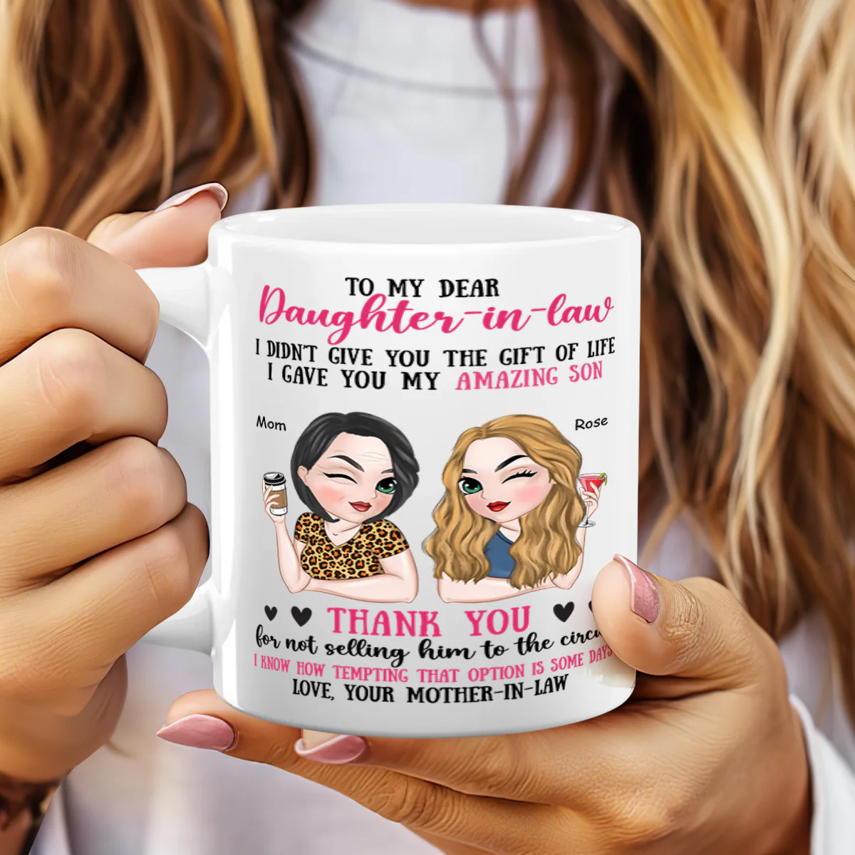 Thank You For Not Selling My Son To The Circus - Personalized Mug - Image 2