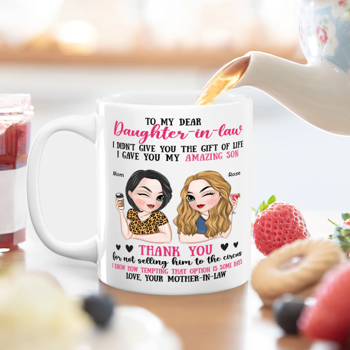 Thank You For Not Selling My Son To The Circus - Personalized Mug - Image 4