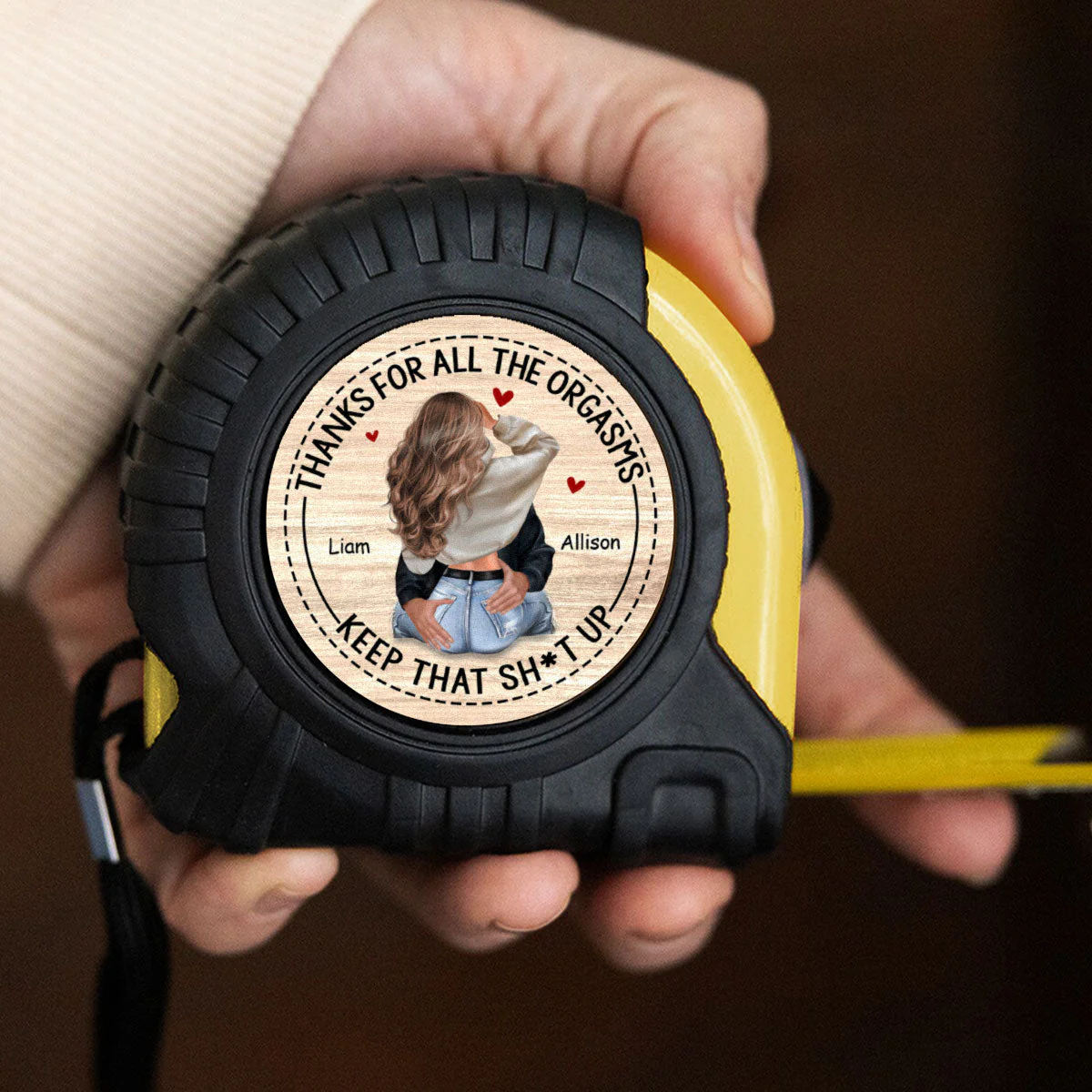 Thanks For All - Personalized Tape Measure - Image 4
