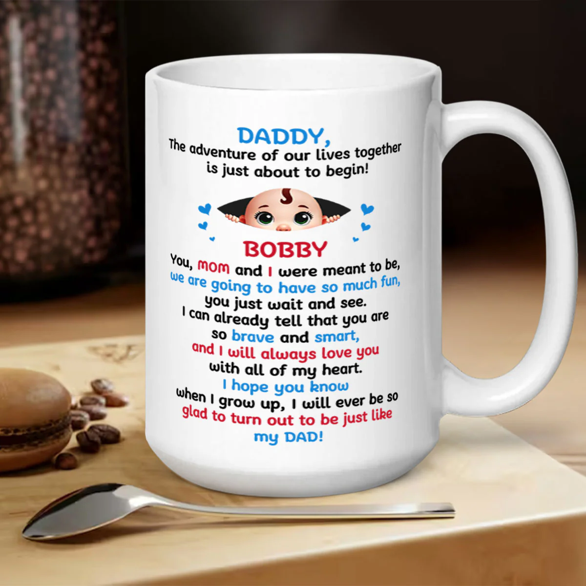 The Adventure Of Our Lives Together - Personalized Ceramic Coffee Mug - Image 5