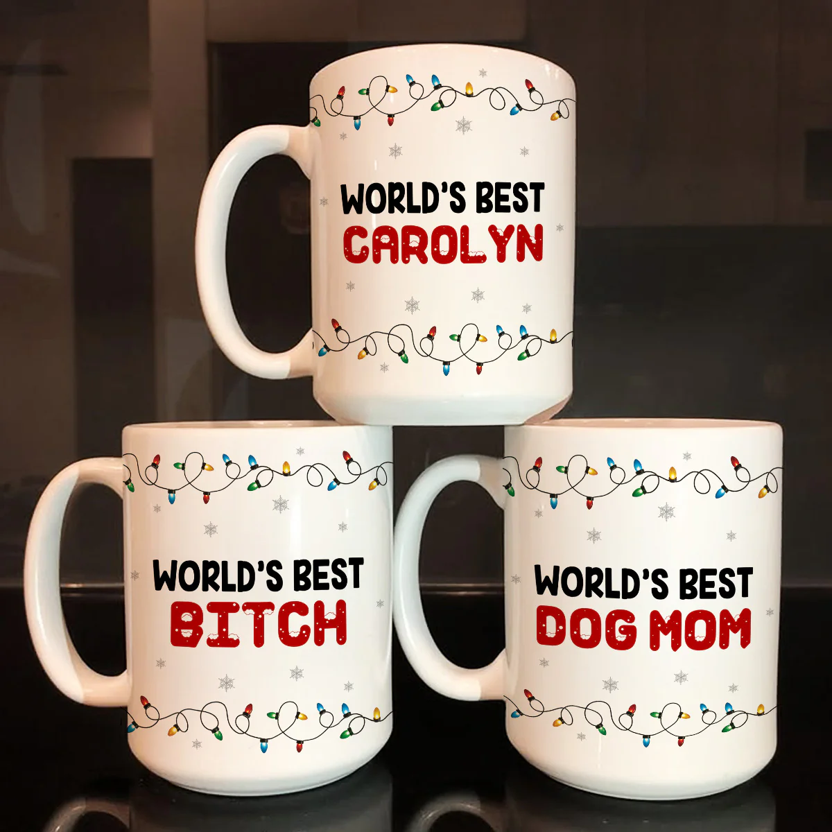 The Best To Me - Personalized Ceramic Coffee Mug - Image 3