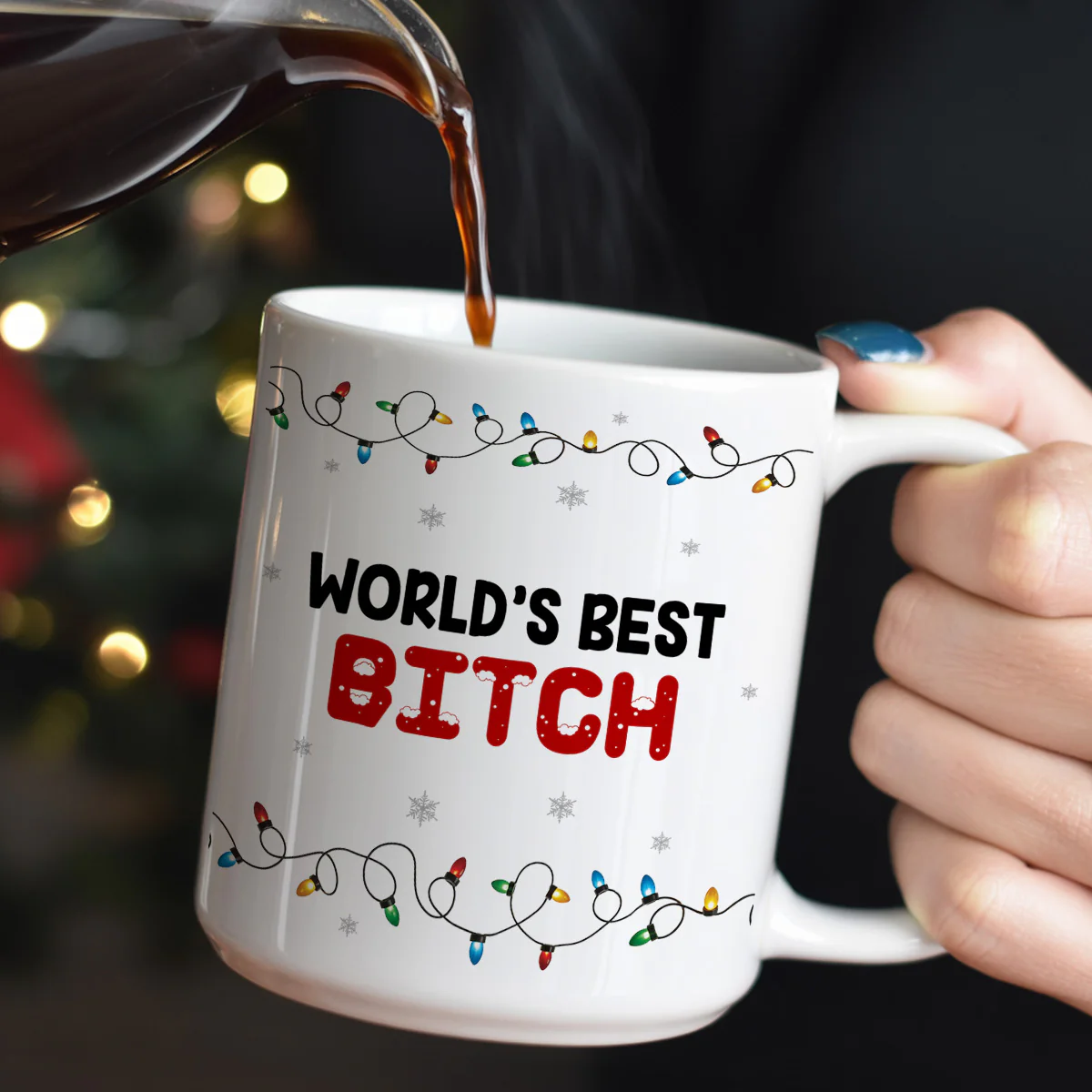 The Best To Me - Personalized Ceramic Coffee Mug - Image 5