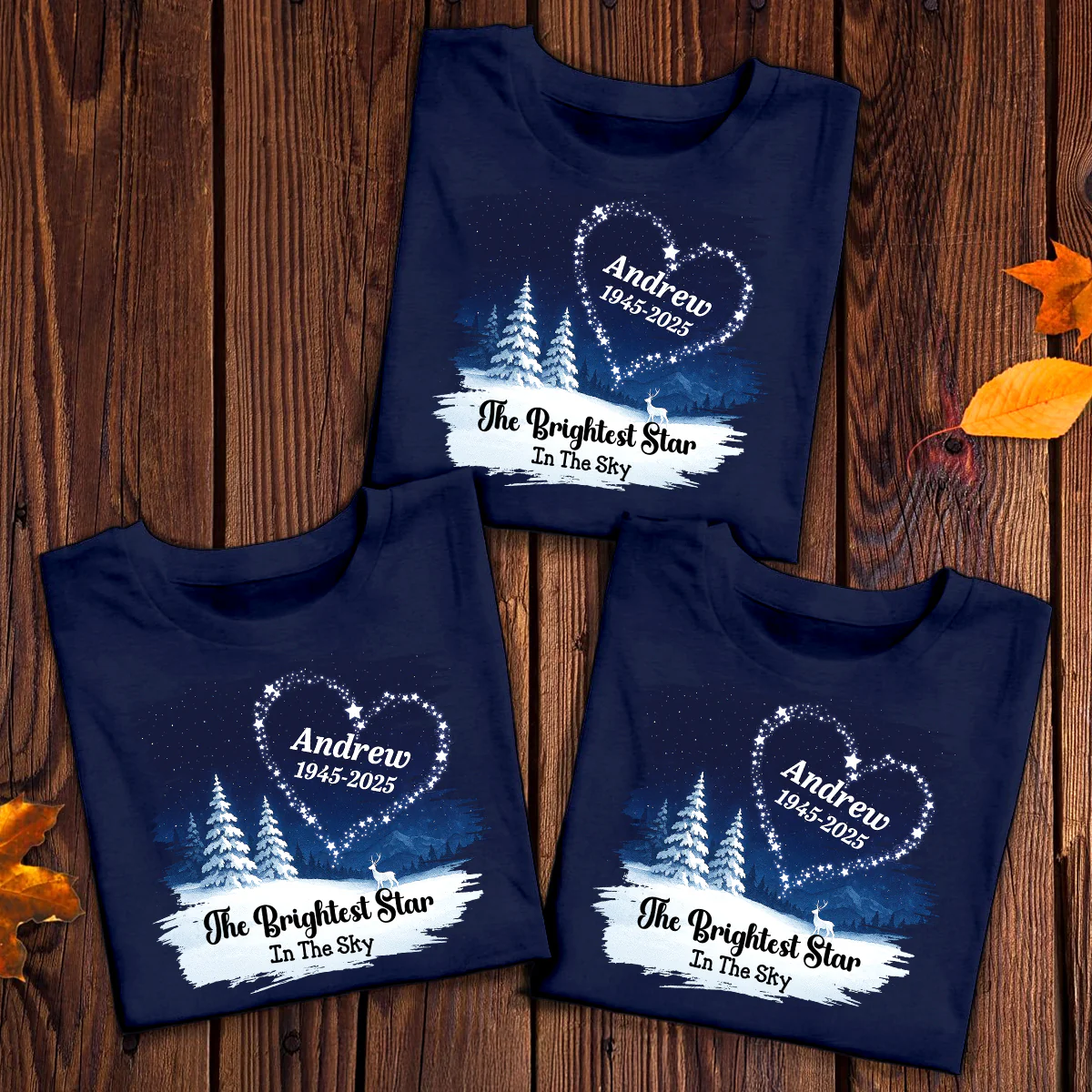 The Brightest Star - Personalized 2D Unisex T-shirt - Image 2
