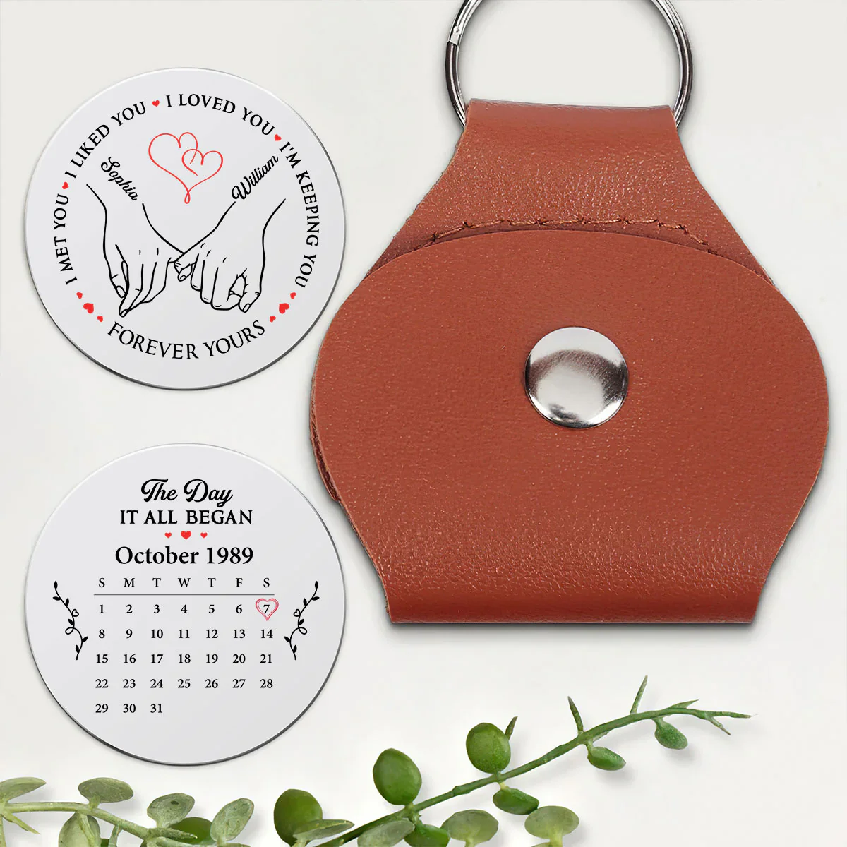 The Day It All Began - Personalized Pocket Hug