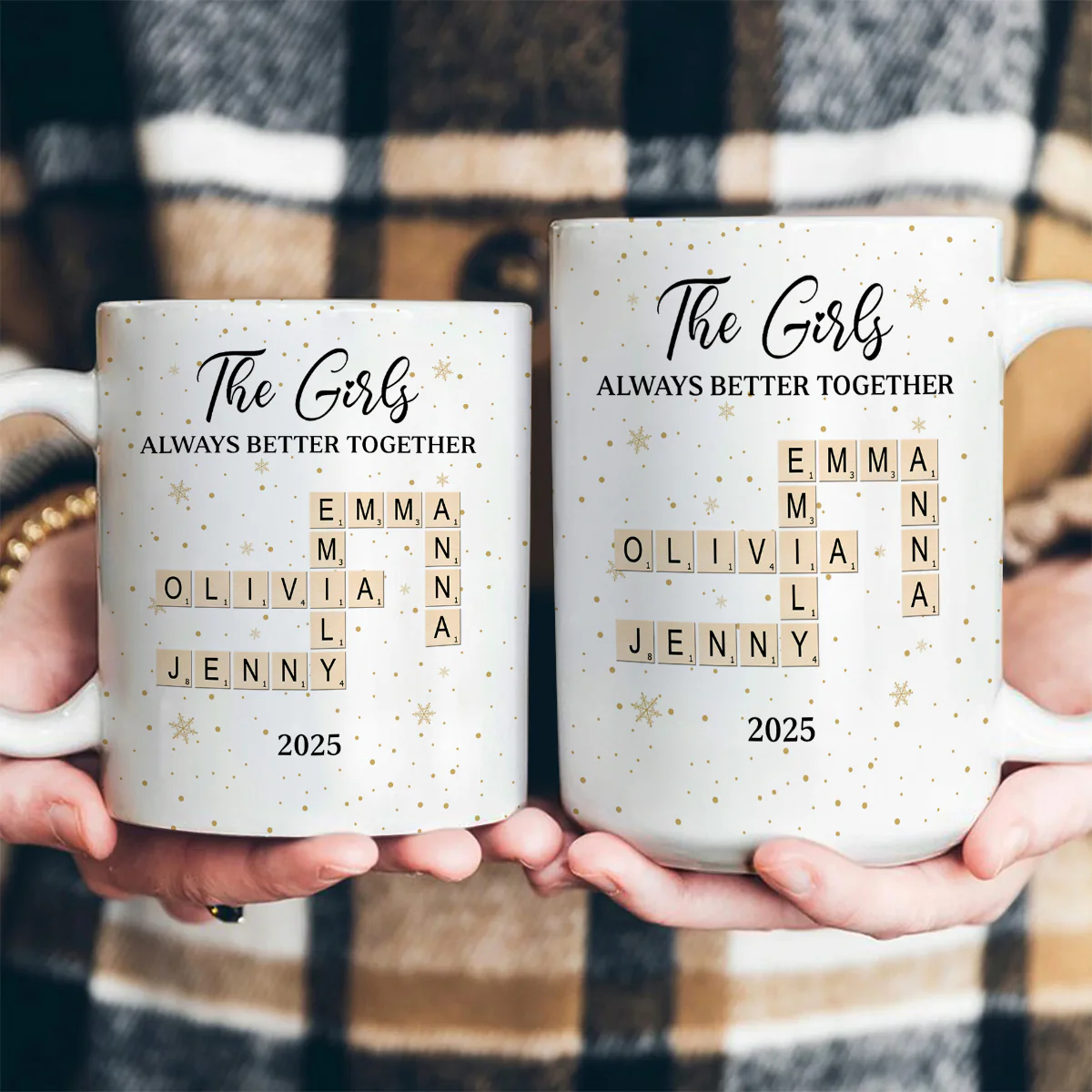 The Girls Always Better Together - Personalized Ceramic Coffee Mug - Image 4