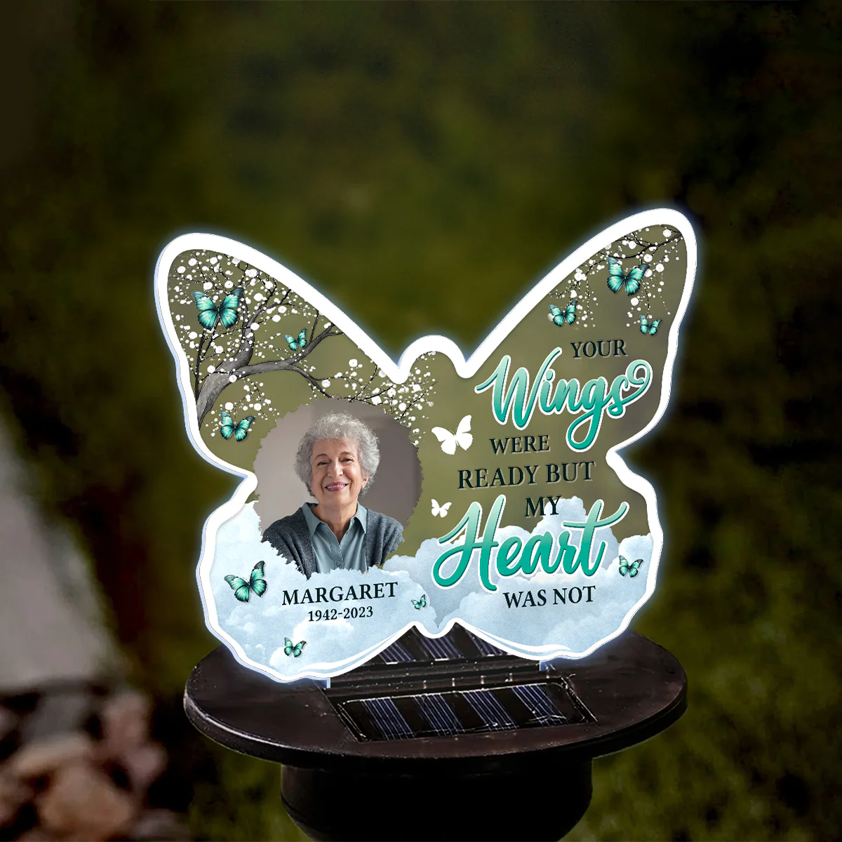 The Heart Remains - Personalized Solar Light - Image 2