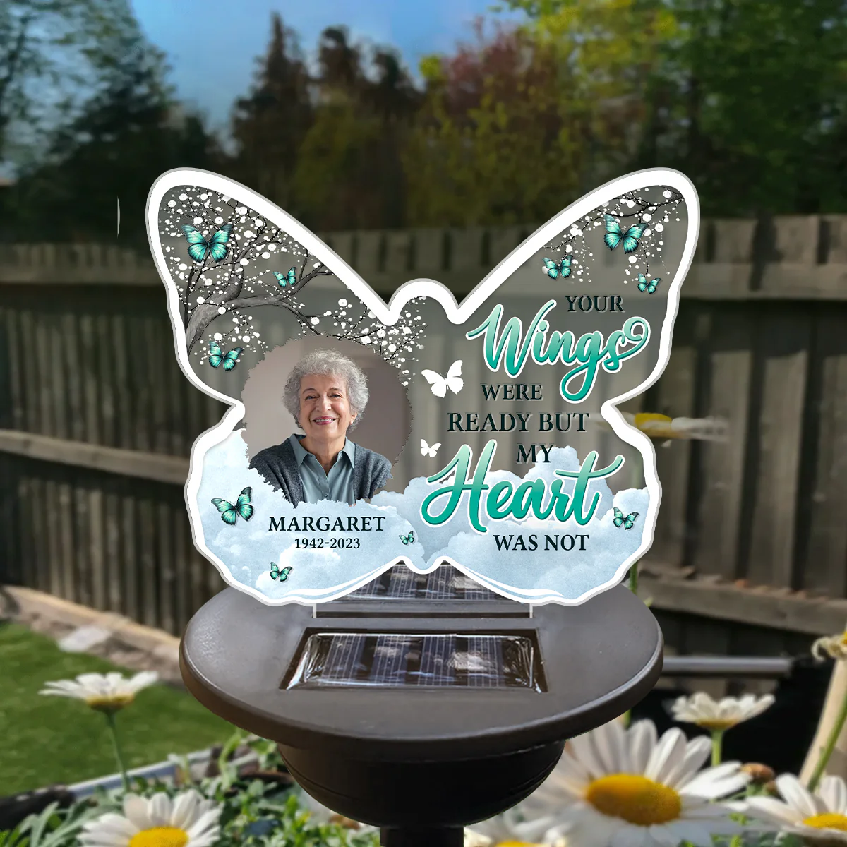The Heart Remains - Personalized Solar Light - Image 3