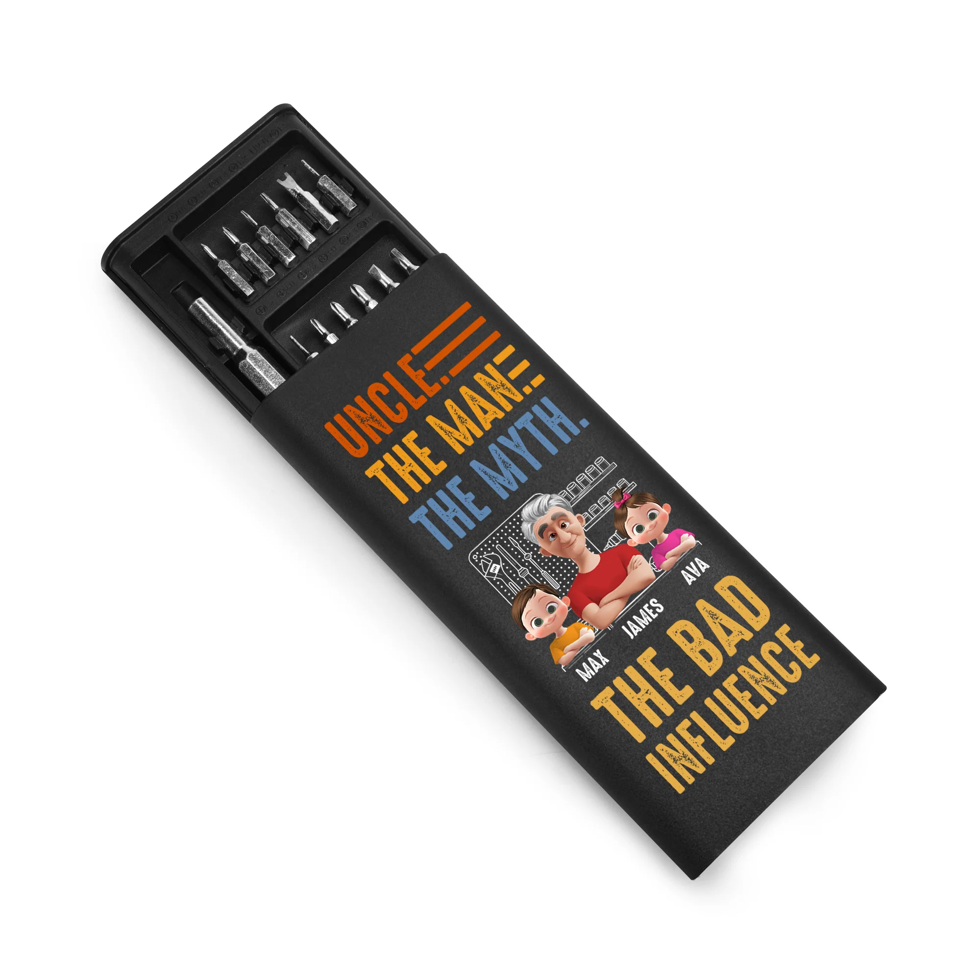 The Man The Myth The Bad Influence - Personalized Screwdriver Set - Image 2