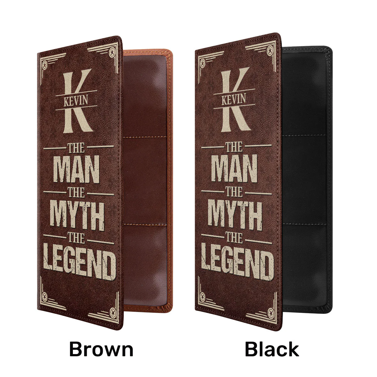The Man, The Myth, The Legend - Personalized Car Registration And Insurance Holder - Image 2