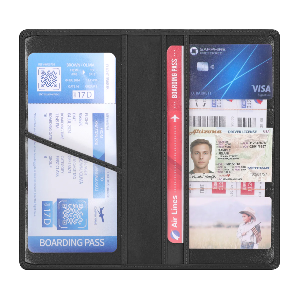 The Man, The Myth, The Wheel Legend - Personalized Car Registration And Insurance Holder - Image 6